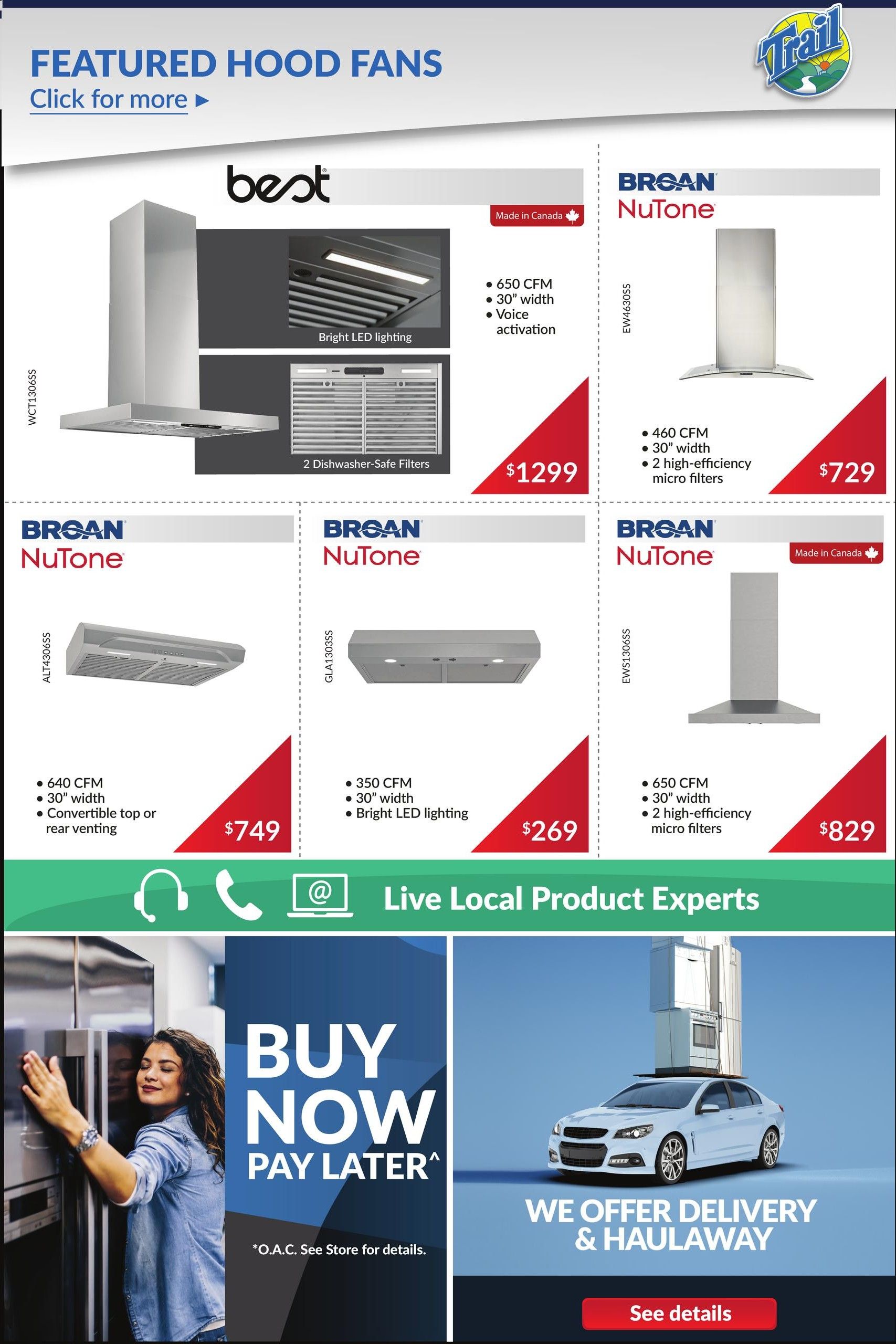 Trail Appliances (AB & SK) Flyer June 18 to 24