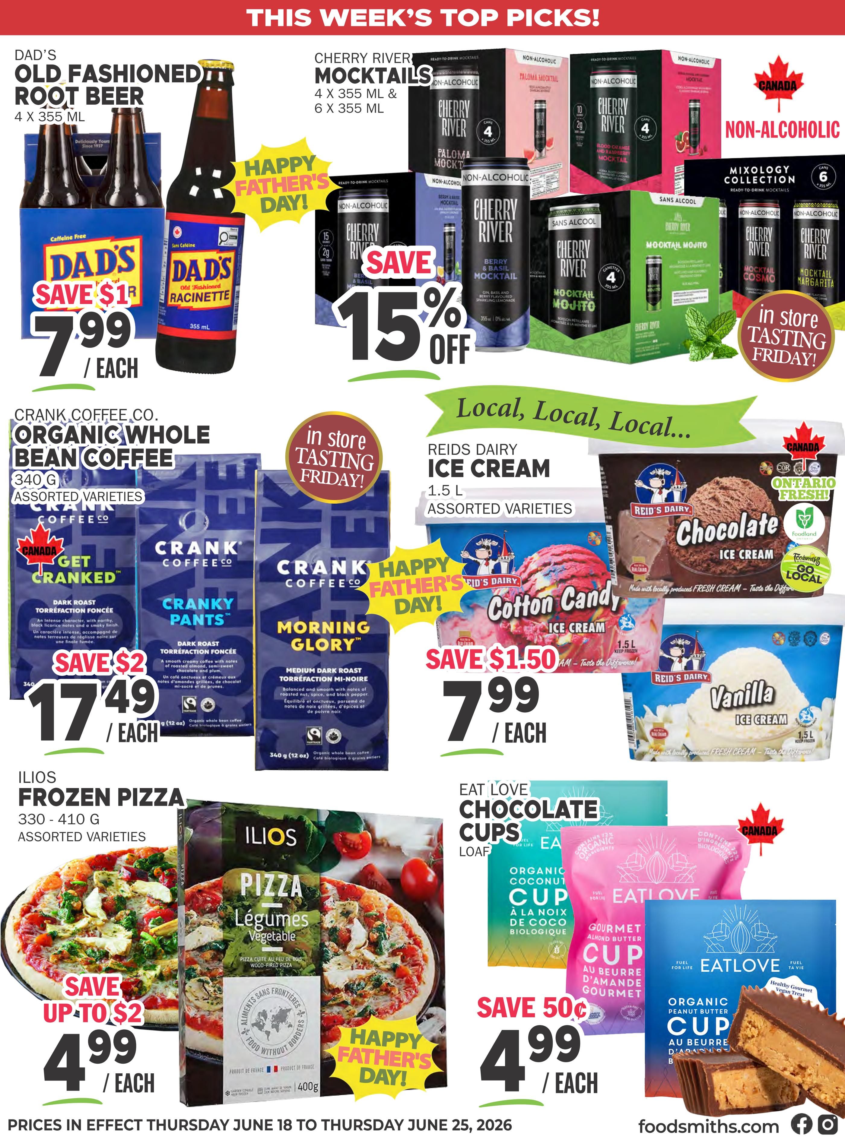 Foodsmiths Flyer June 18 to 25