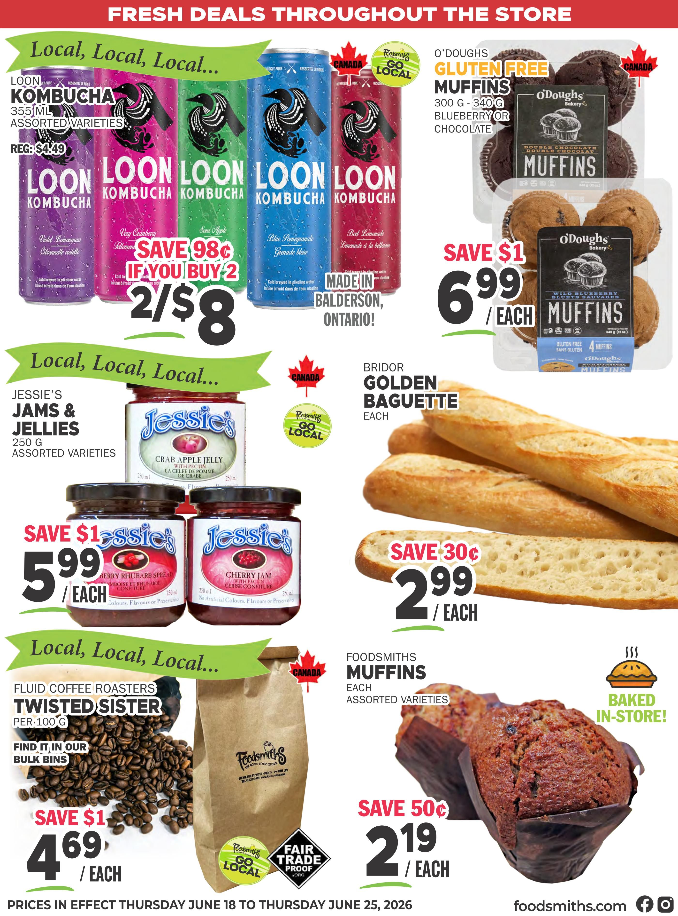 Foodsmiths Flyer June 18 to 25