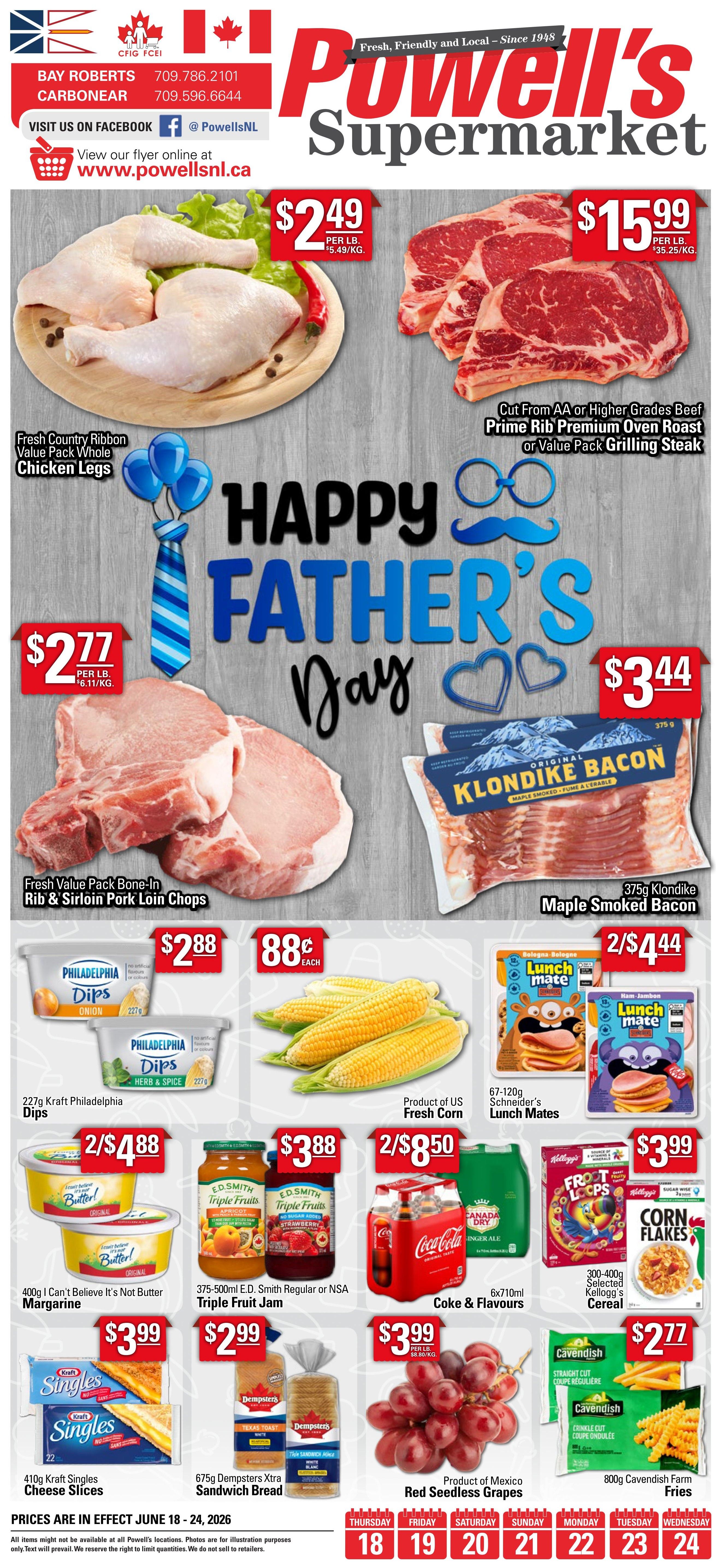 Powell's Supermarket Flyer June 18 to 24