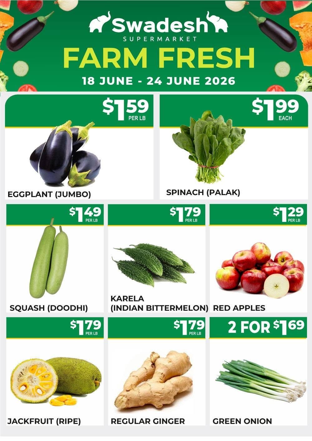 Swadesh Supermarket Flyer June 18 to 24