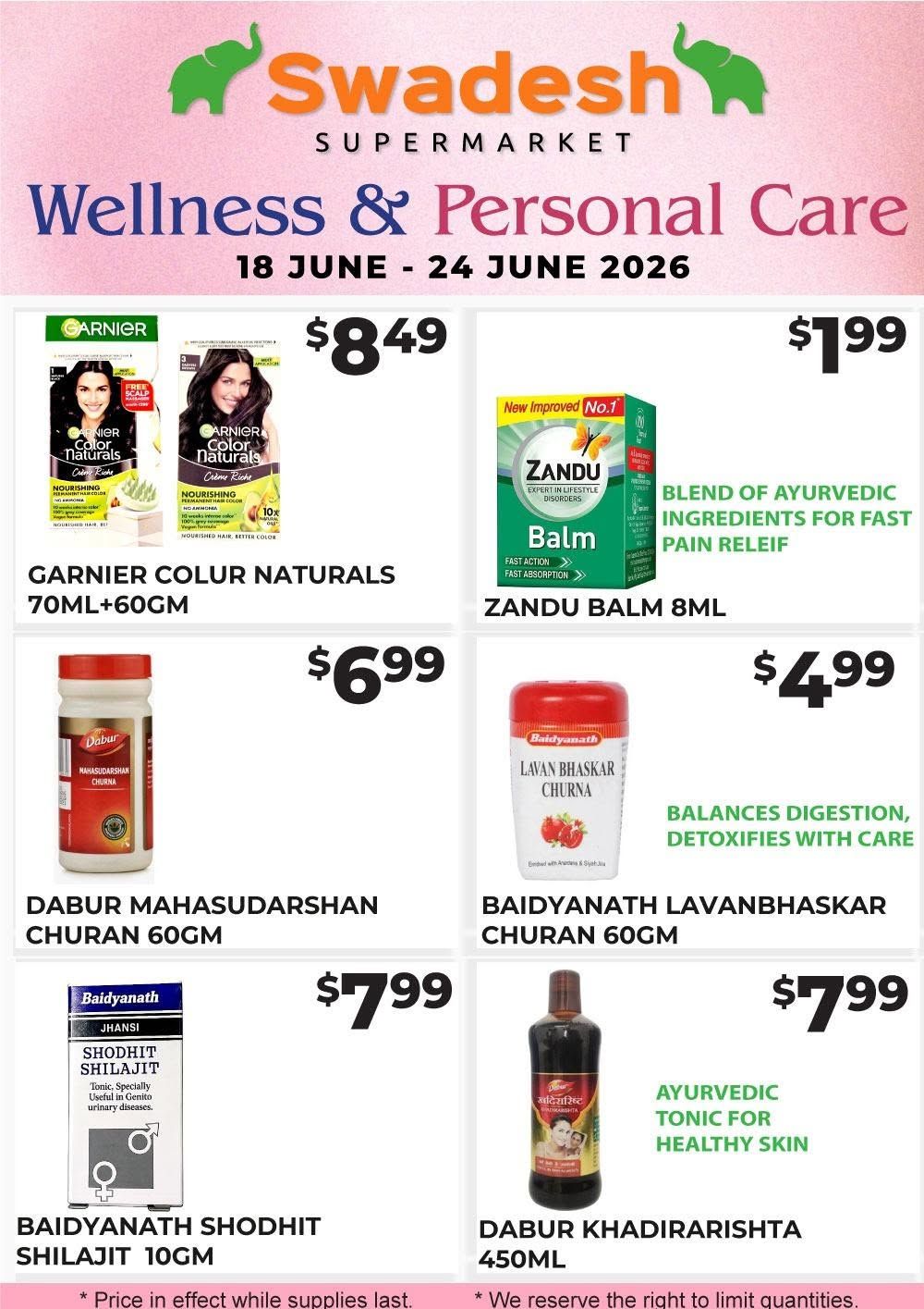 Swadesh Supermarket Flyer June 18 to 24