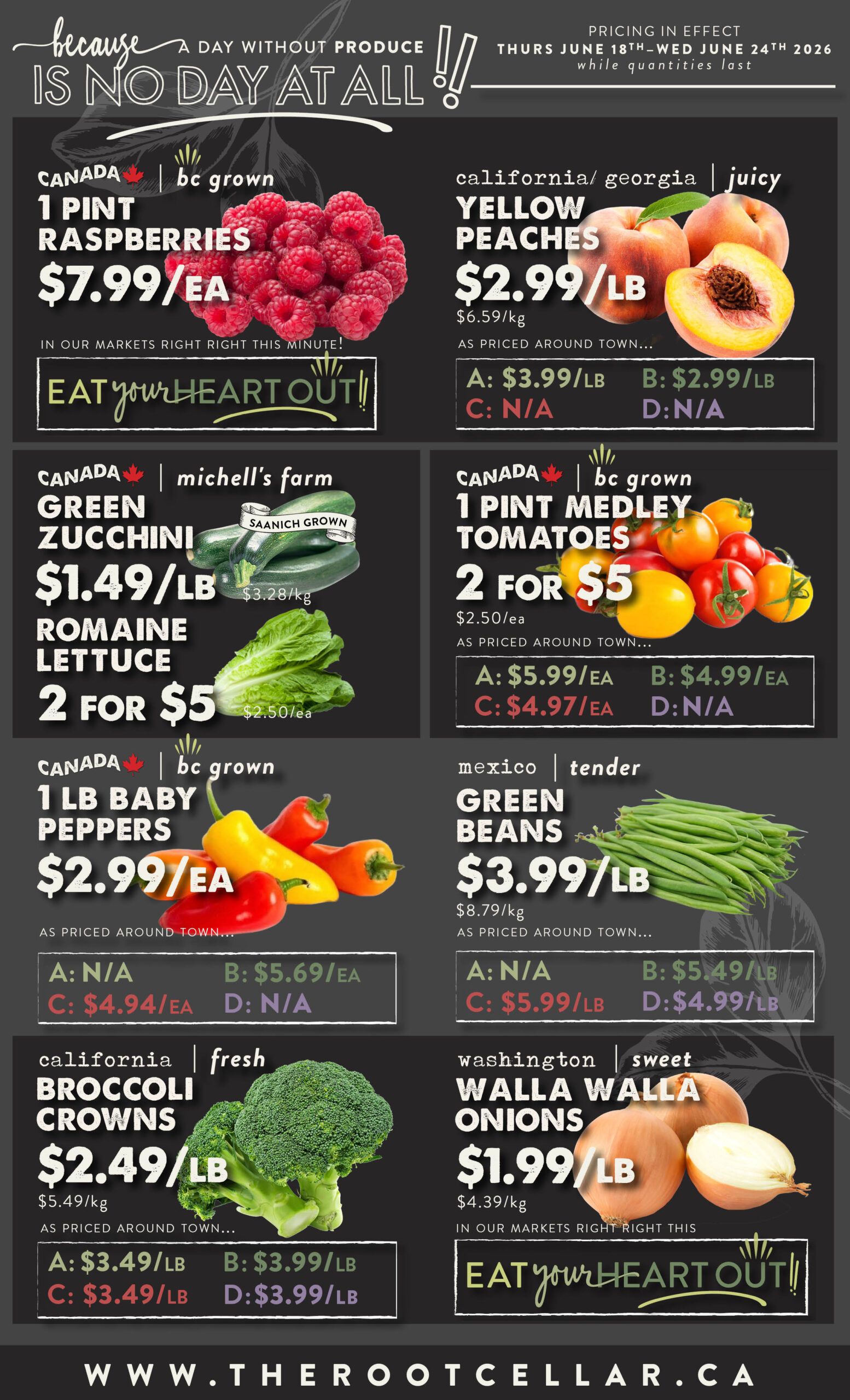 The Root Cellar Flyer June 18 to 24