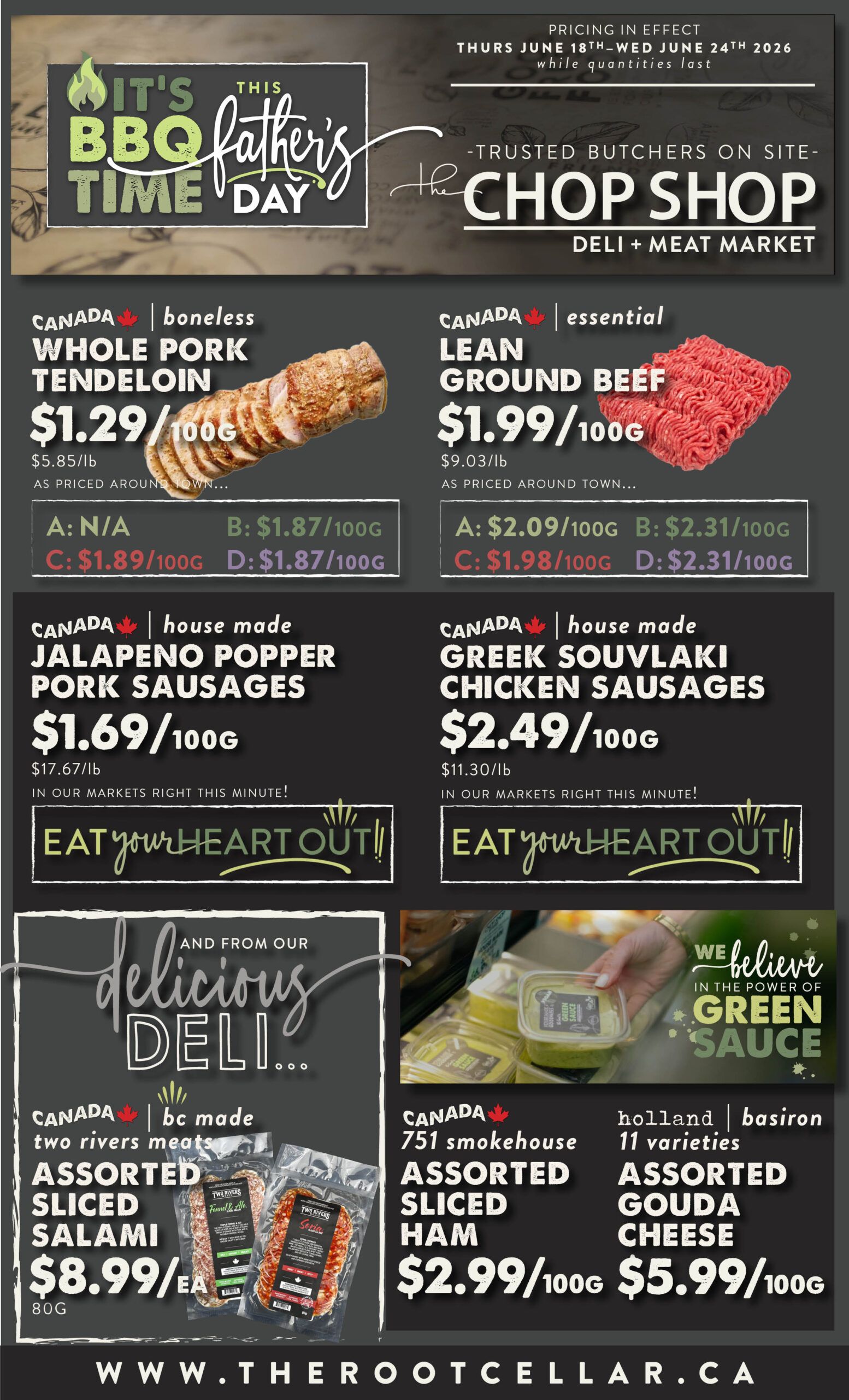 The Root Cellar Flyer June 18 to 24