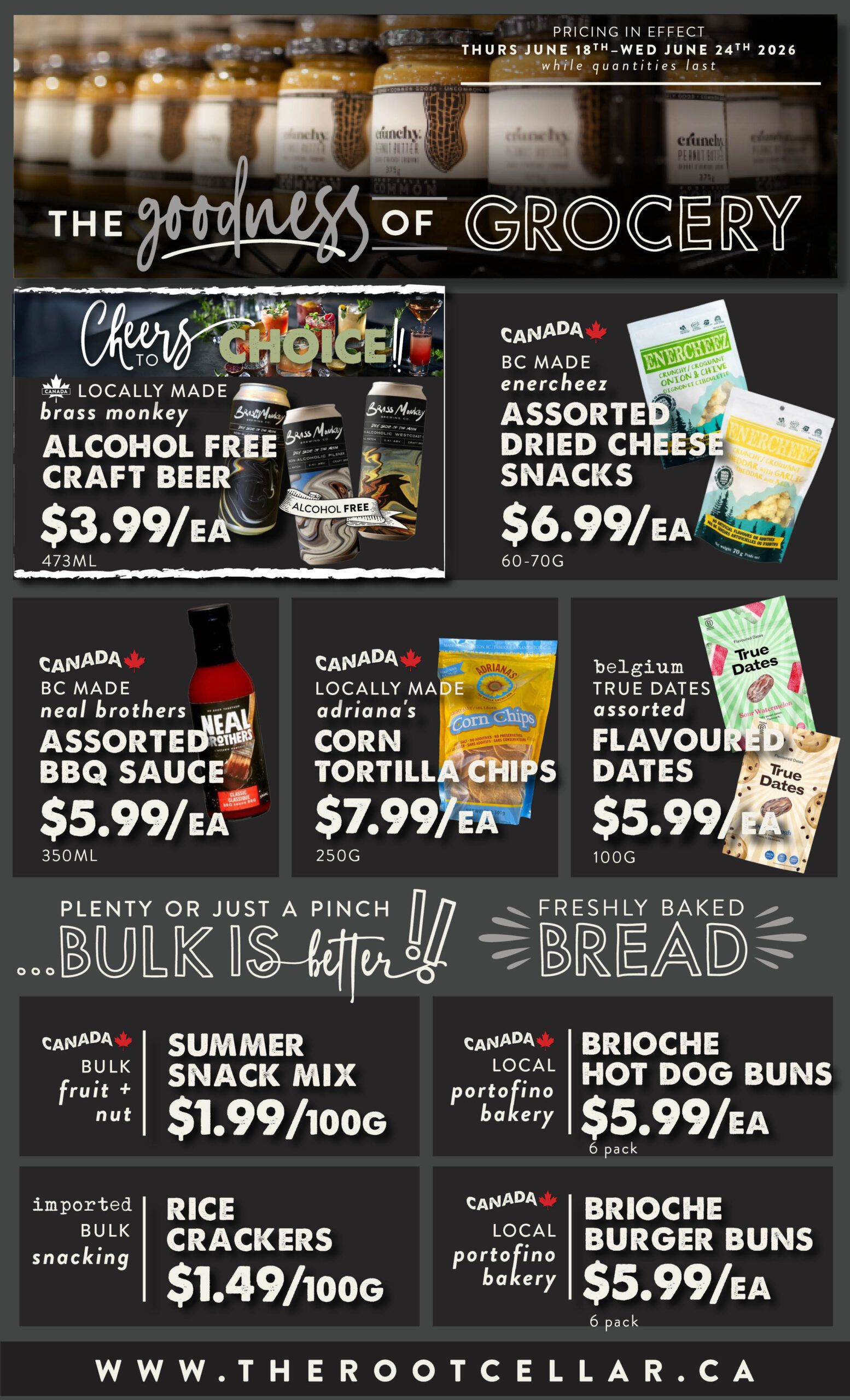 The Root Cellar Flyer June 18 to 24