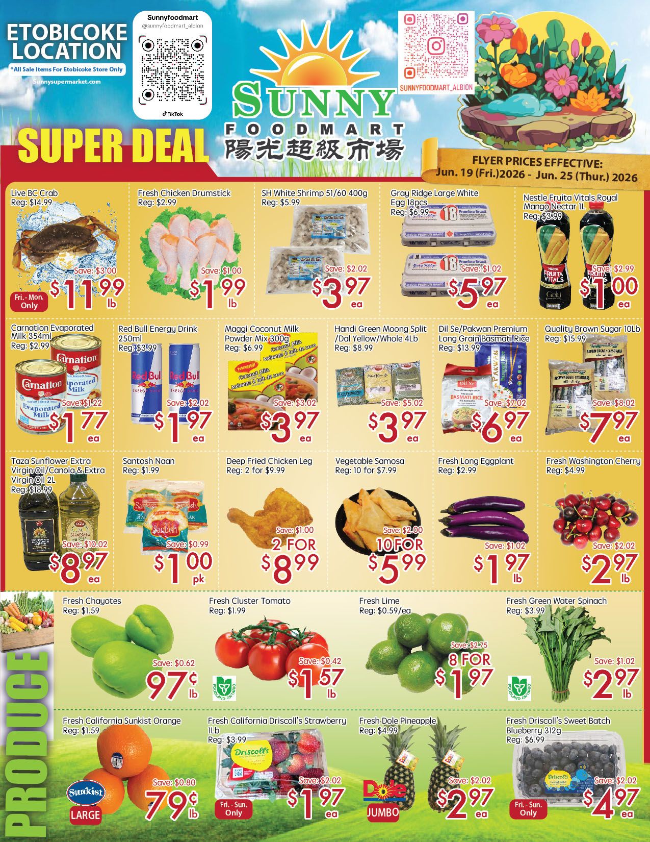 Sunny Foodmart (Etobicoke) Flyer June 19 to 25