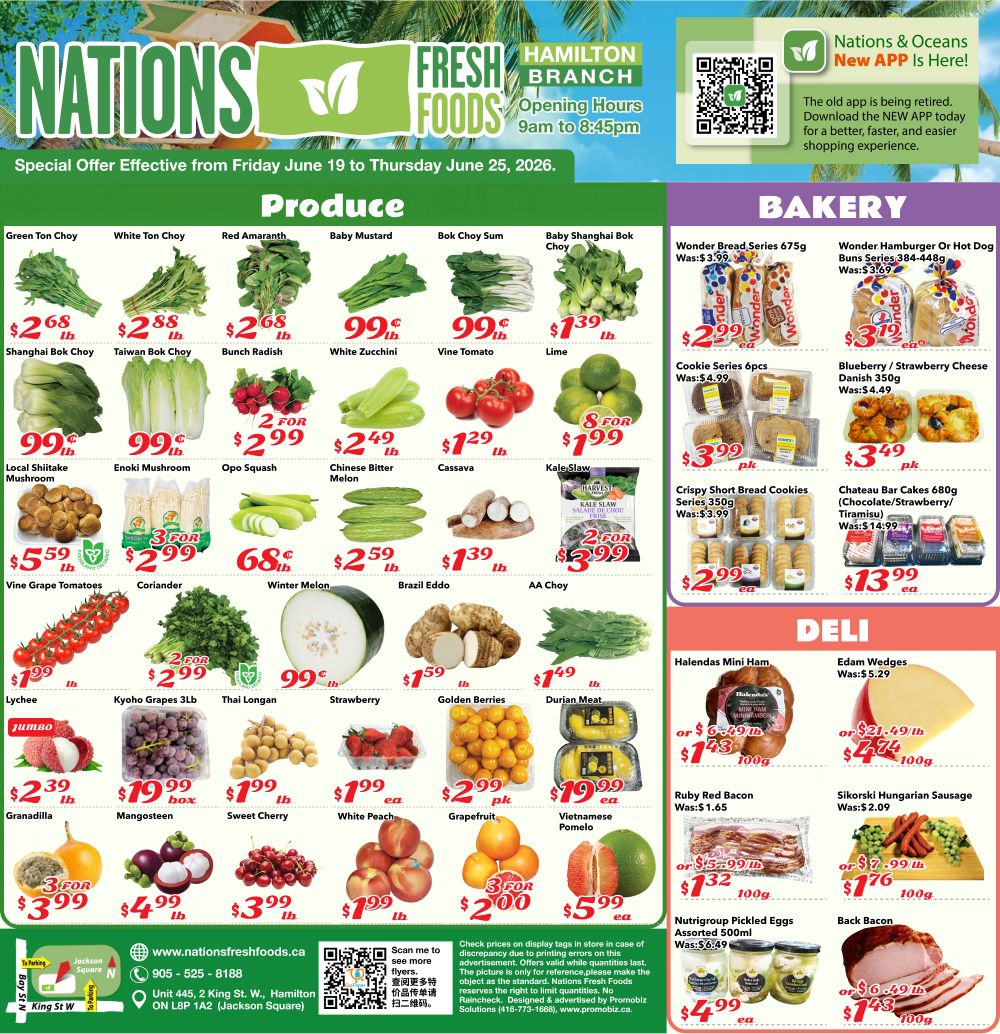 Nations Fresh Foods (Hamilton) Flyer June 19 to 25