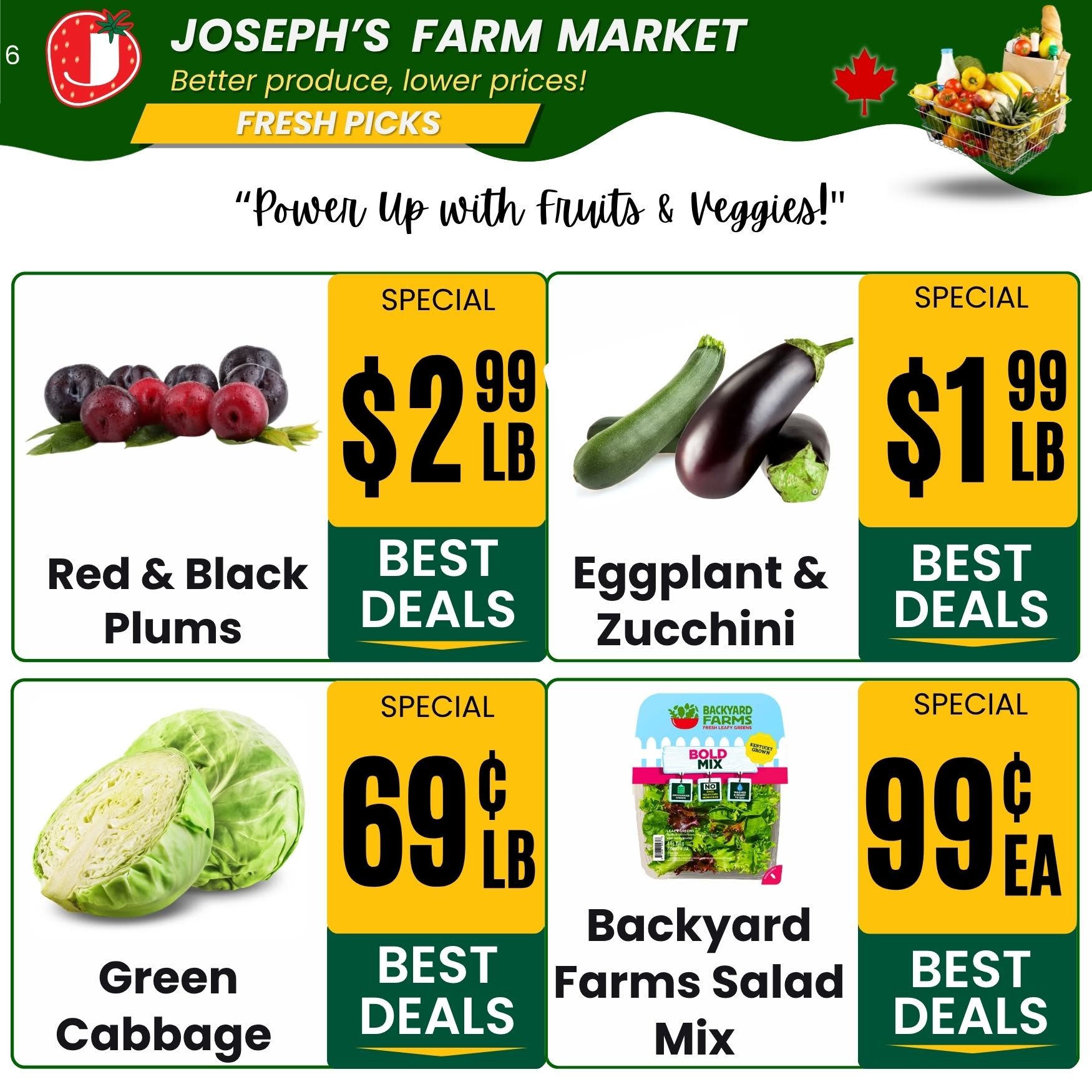 Joseph's Farm Market Flyer June 19 to 24