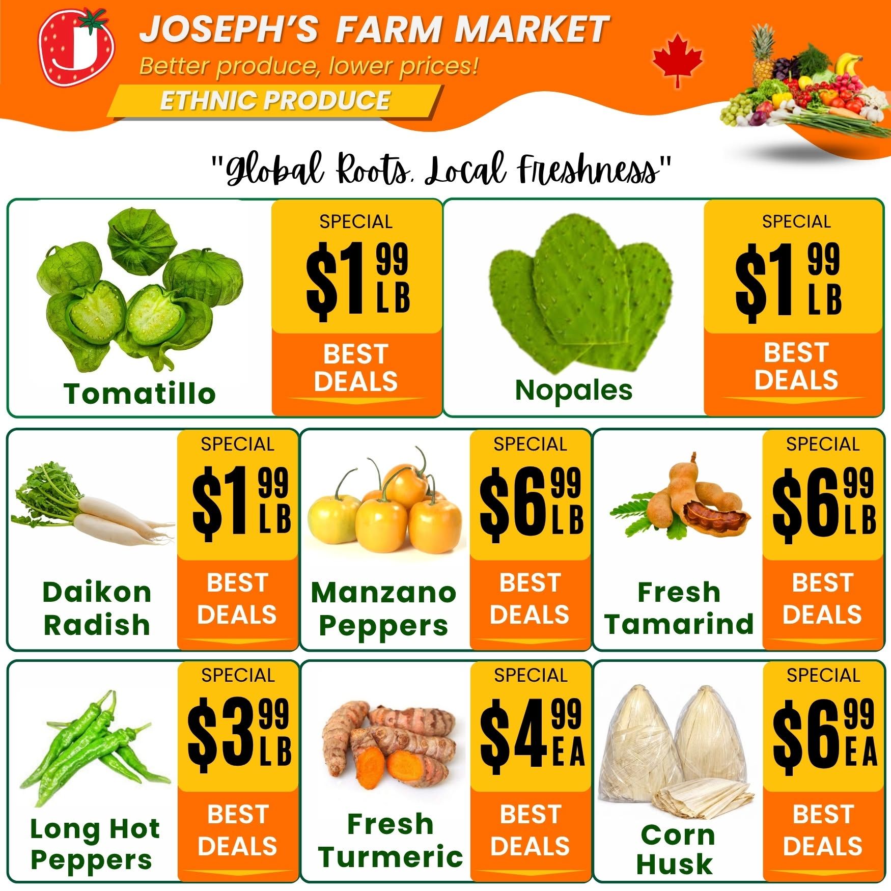 Joseph's Farm Market Flyer June 19 to 24