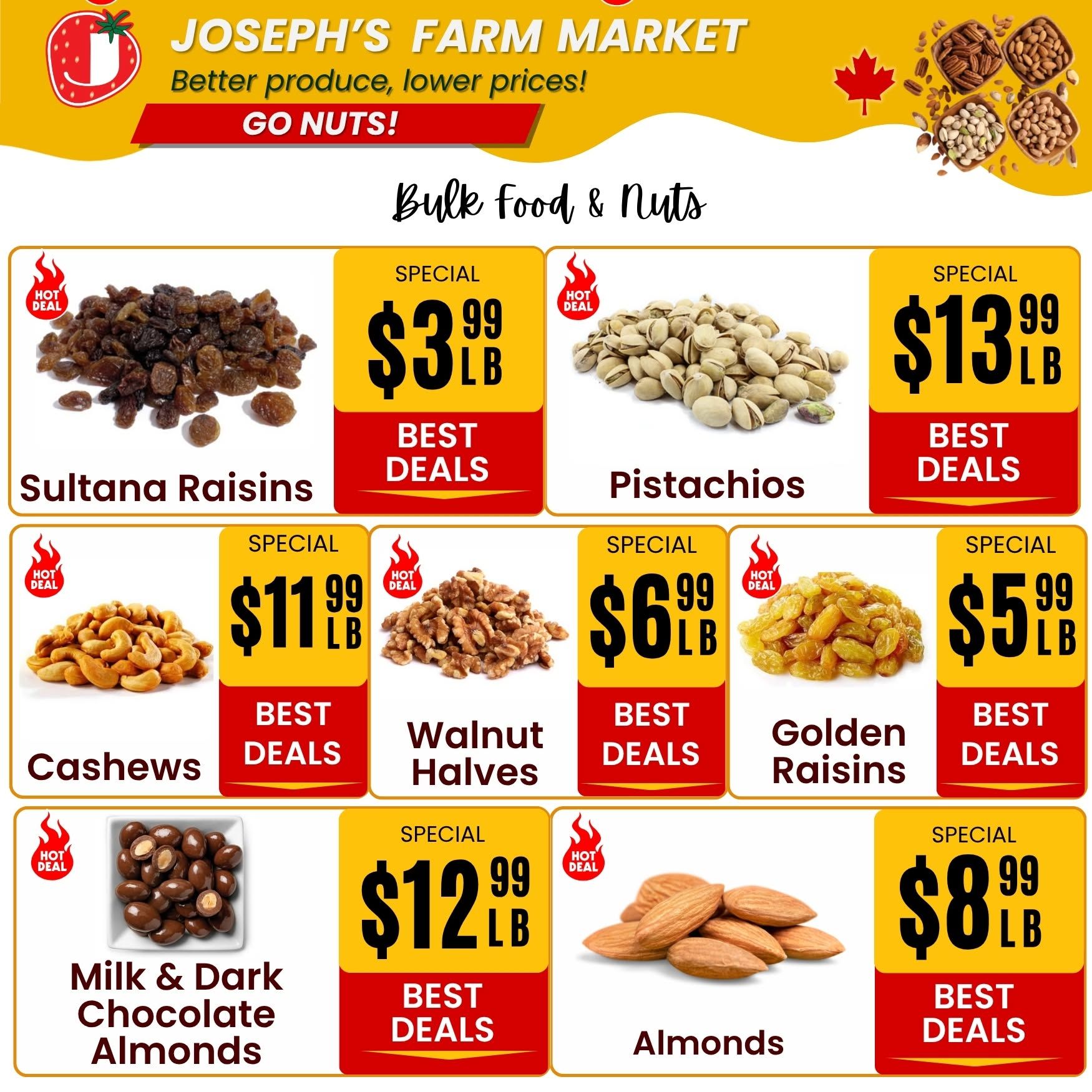 Joseph's Farm Market Flyer June 19 to 24