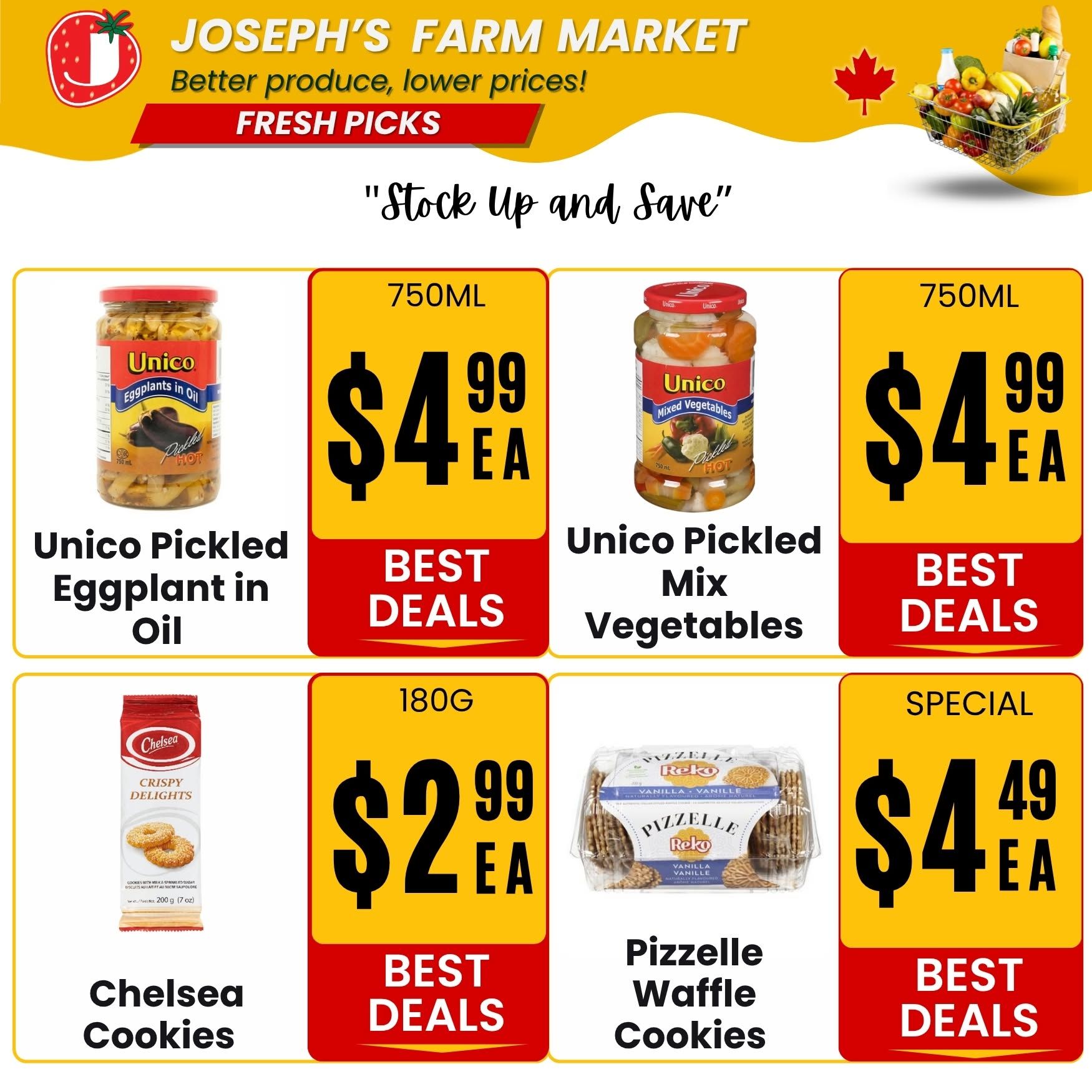Joseph's Farm Market Flyer June 19 to 24