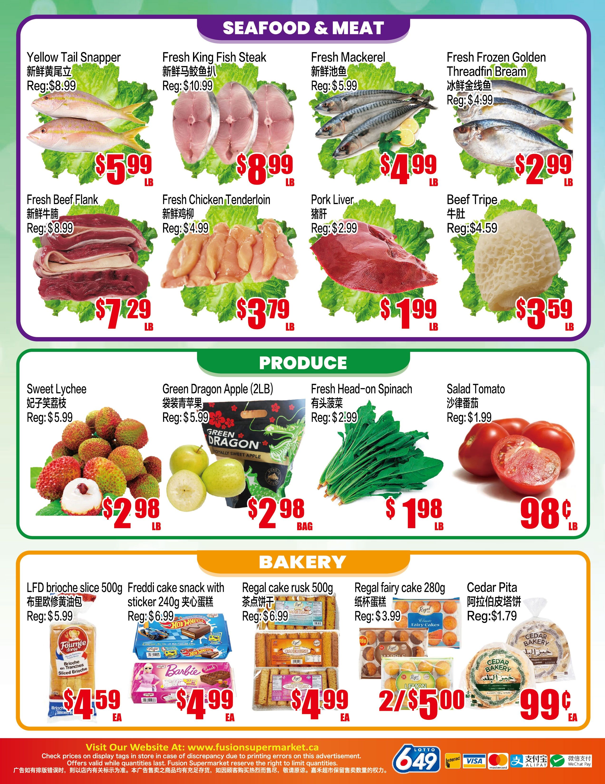 Fusion Supermarket (Scarborough) Flyer June 19 to 25