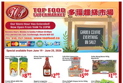 Top Food Supermarket Flyer June 19 to 25
