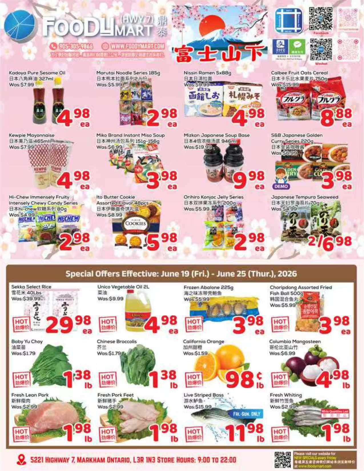 FoodyMart (HWY7) Flyer June 19 to 25