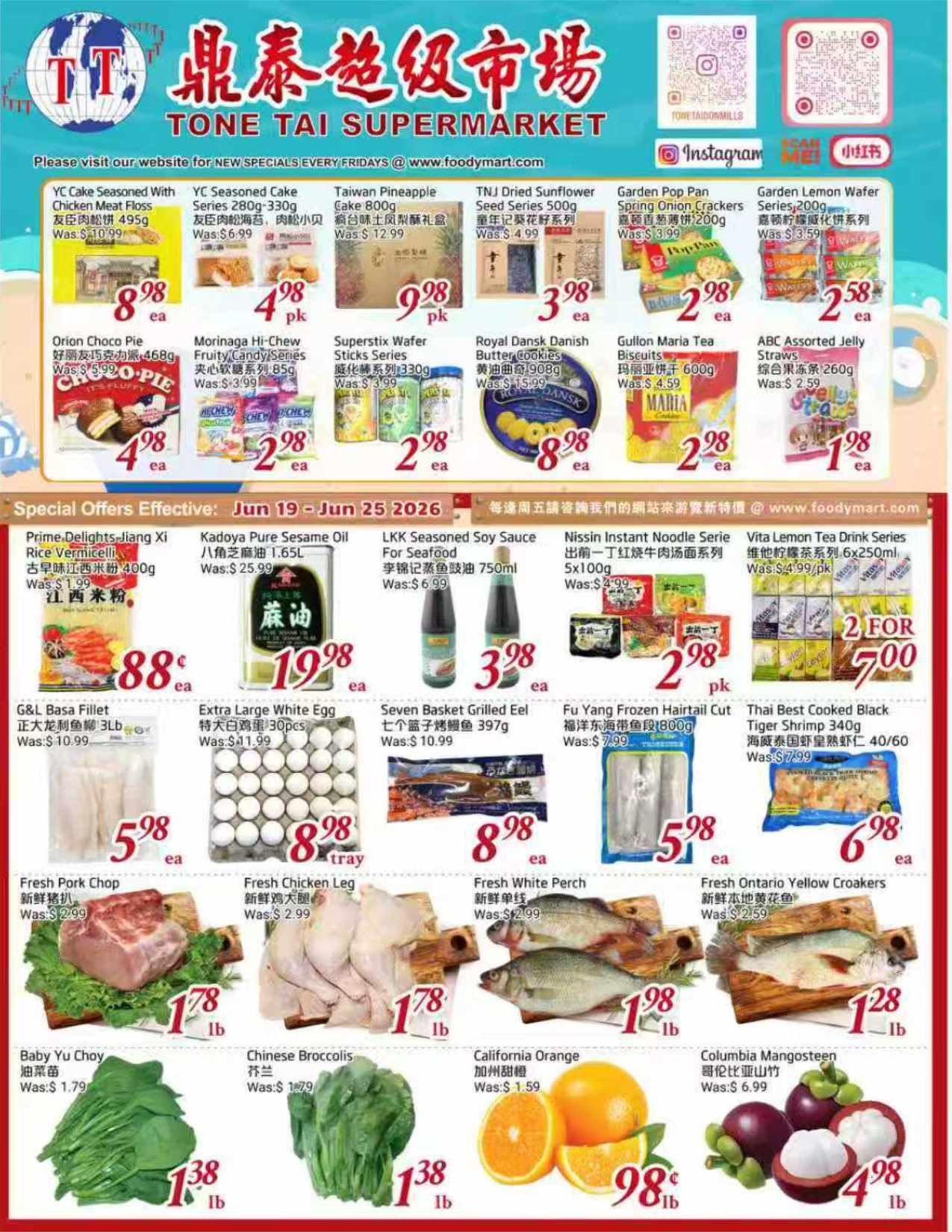 Tone Tai Supermarket Flyer June 19 to 25