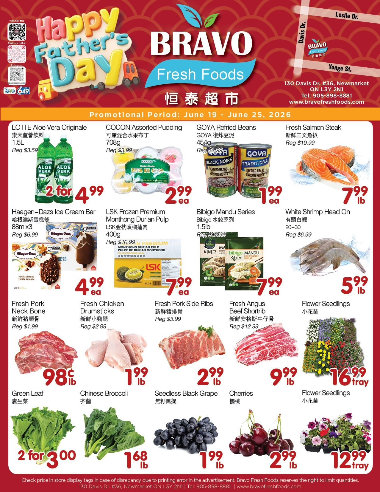 Bravo Fresh Foods Flyer June 19 to 25