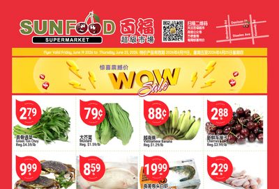 Sunfood Supermarket Flyer June 19 to 25