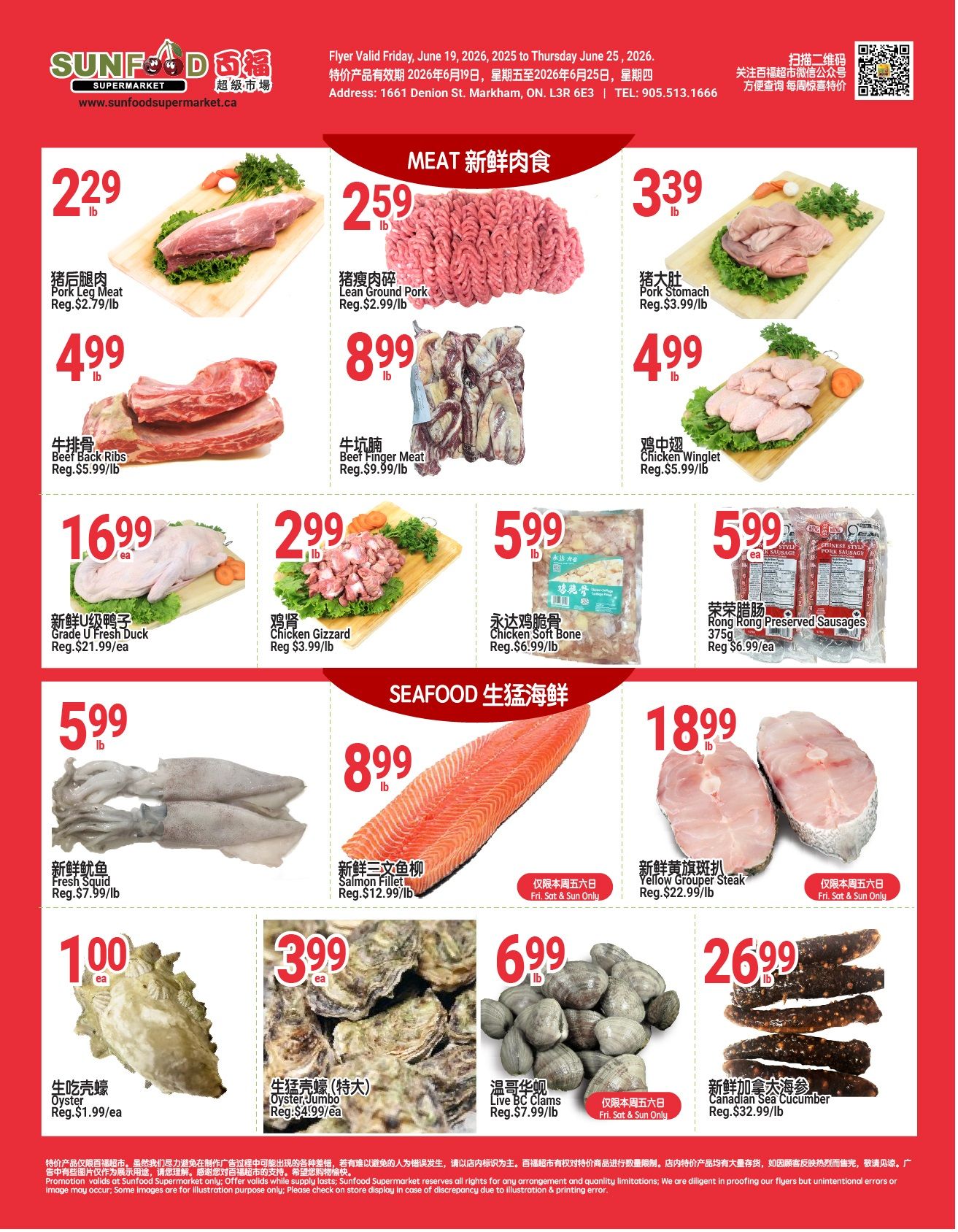 Sunfood Supermarket Flyer June 19 to 25