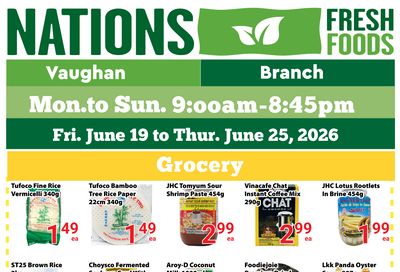 Nations Fresh Foods (Vaughan) Flyer June 19 to 25