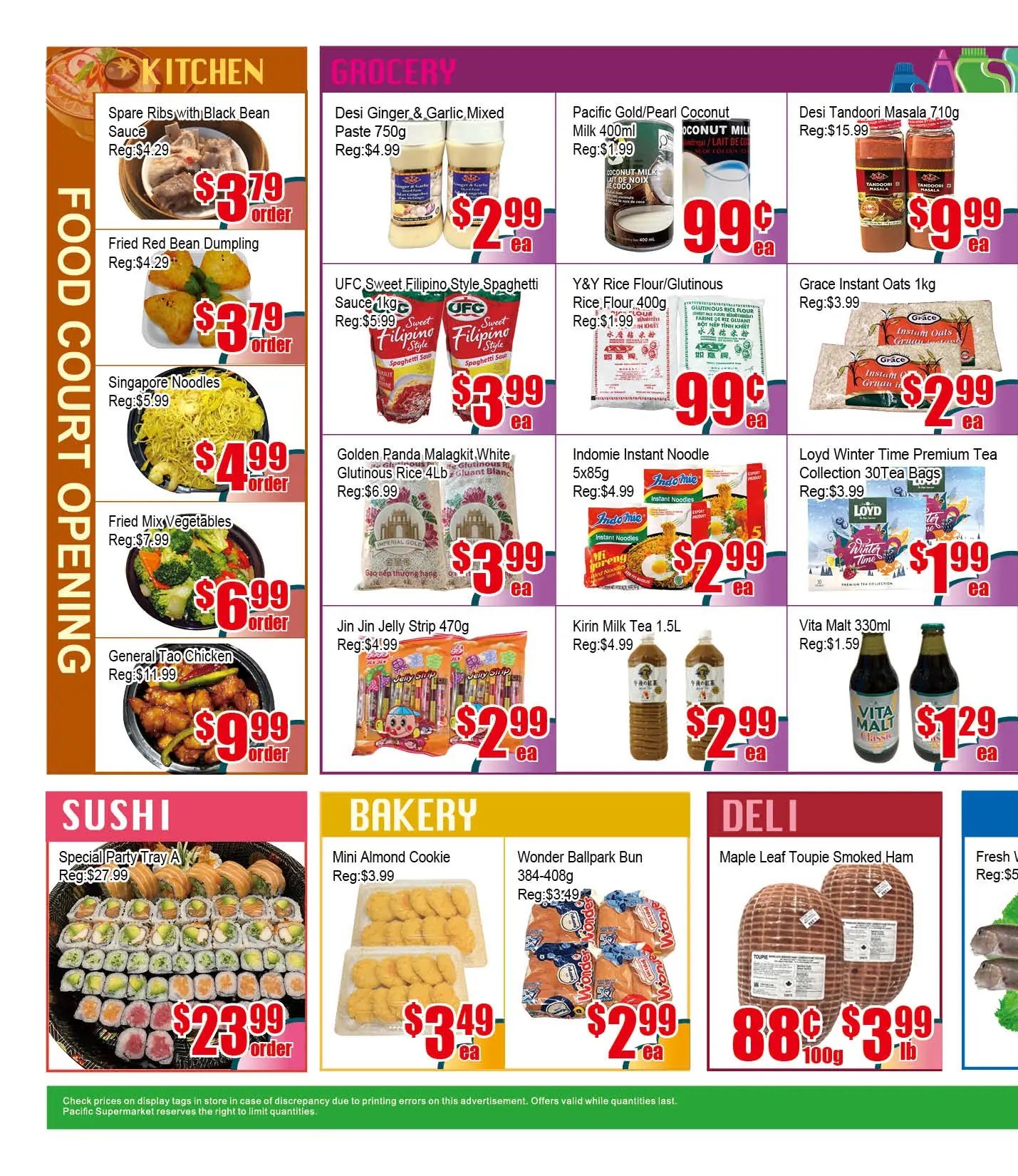 Pacific Fresh Food Market (Pickering) Flyer June 19 to 25
