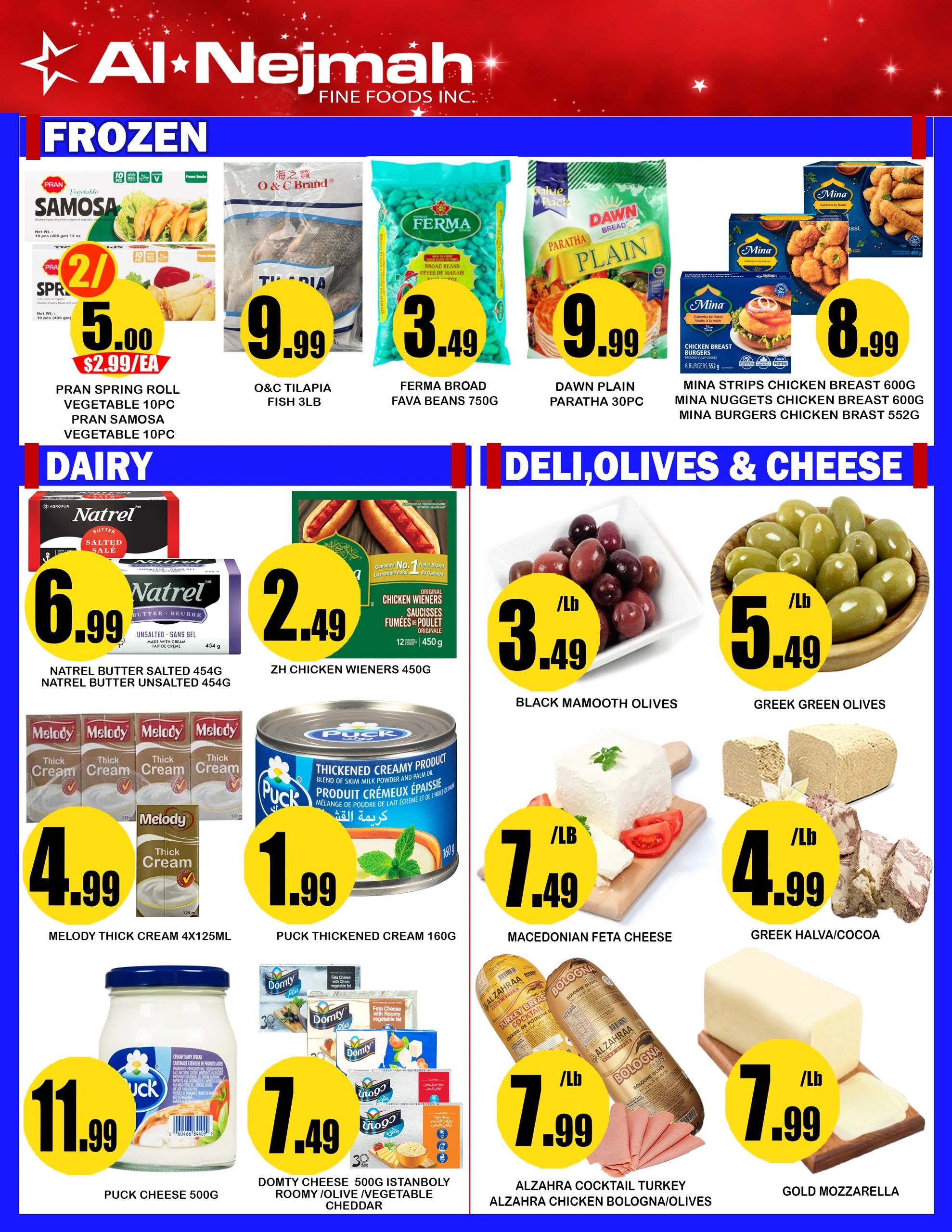 Alnejmah Fine Foods Inc. Flyer June 19 to 25