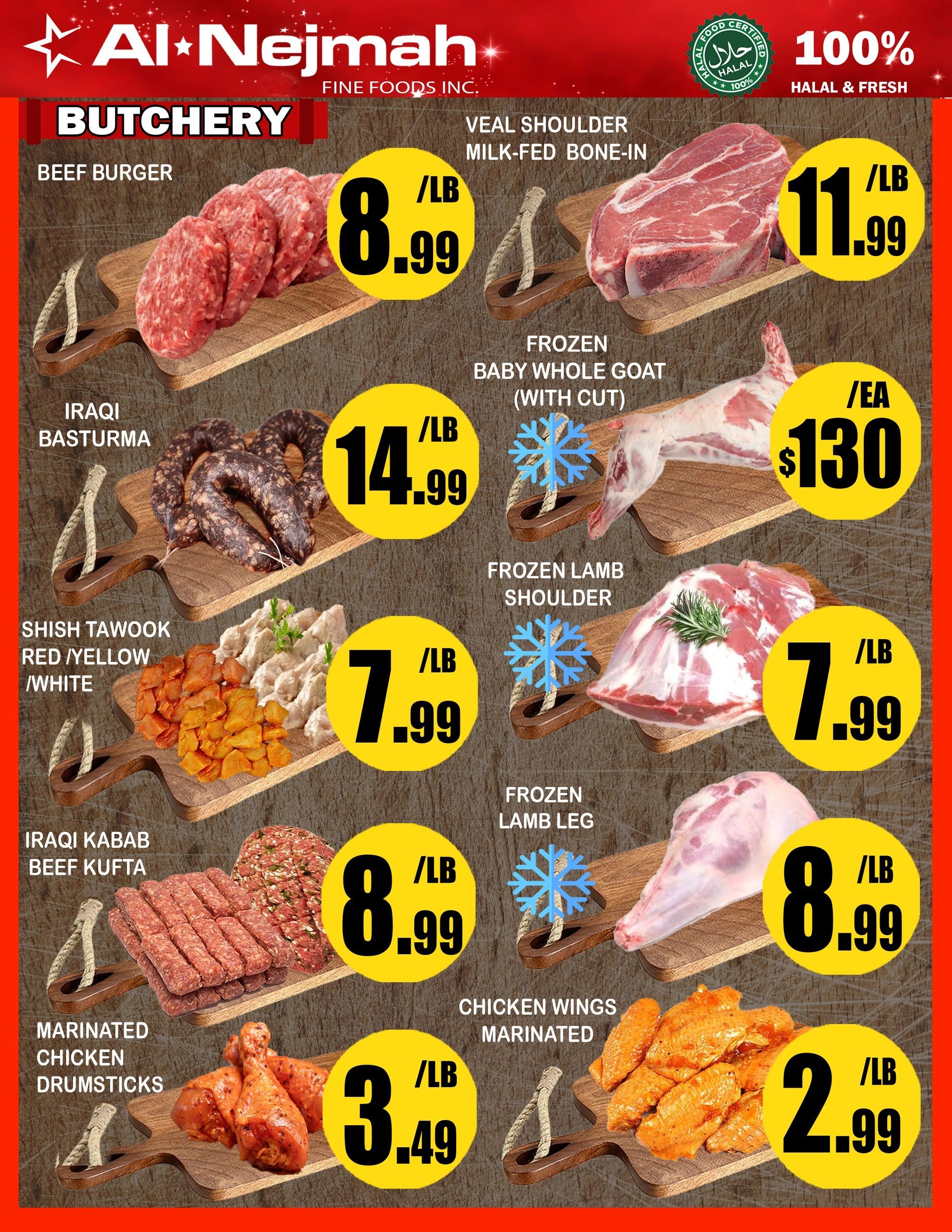 Alnejmah Fine Foods Inc. Flyer June 19 to 25