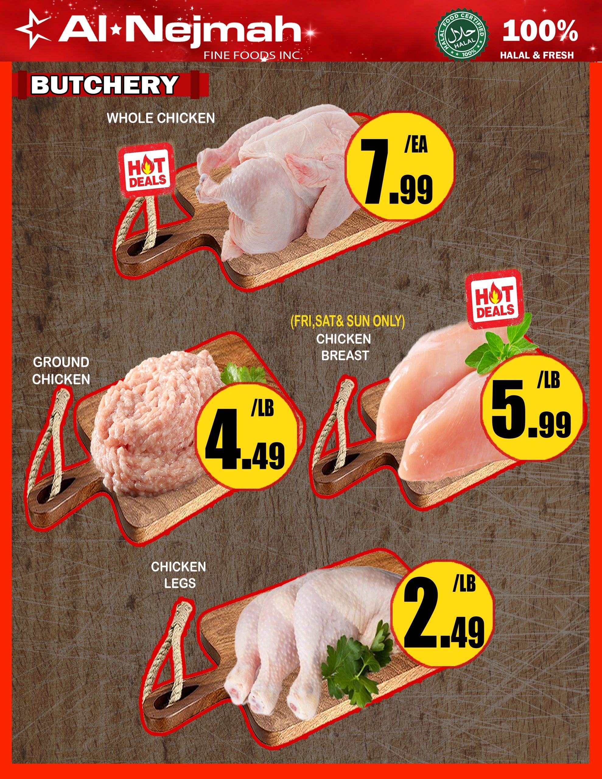 Alnejmah Fine Foods Inc. Flyer June 19 to 25