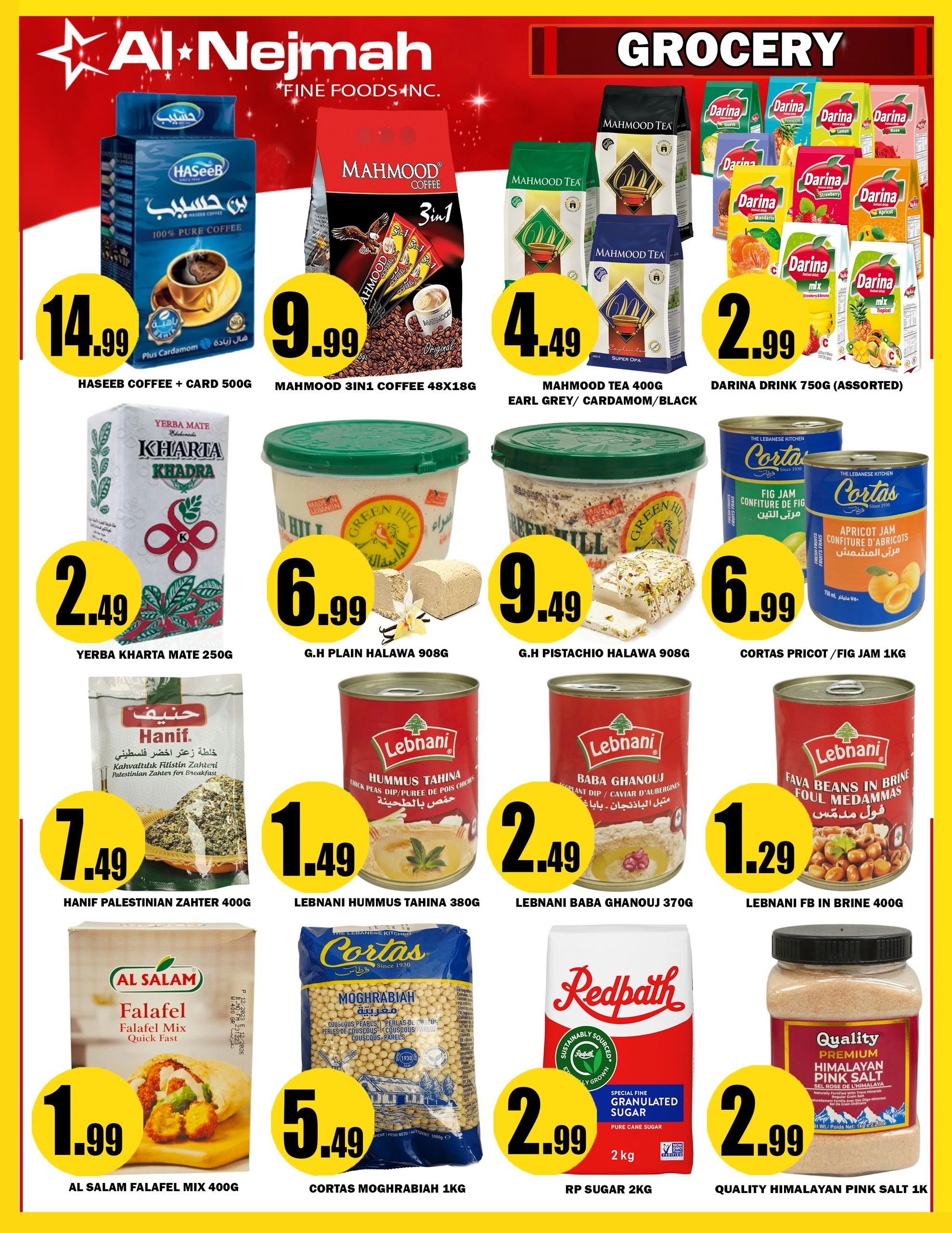 Alnejmah Fine Foods Inc. Flyer June 19 to 25