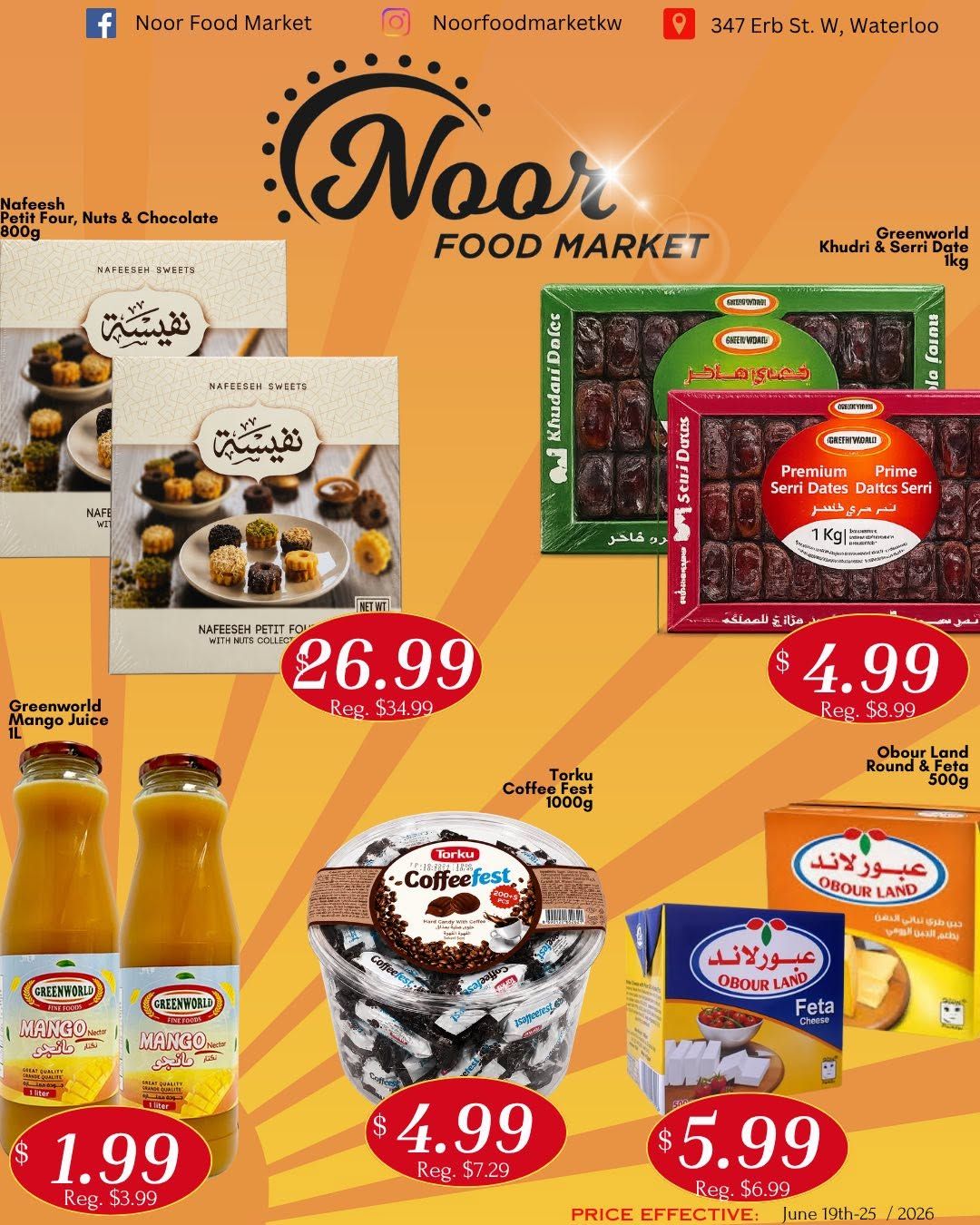 Noor Food Market Flyer June 19 to 25