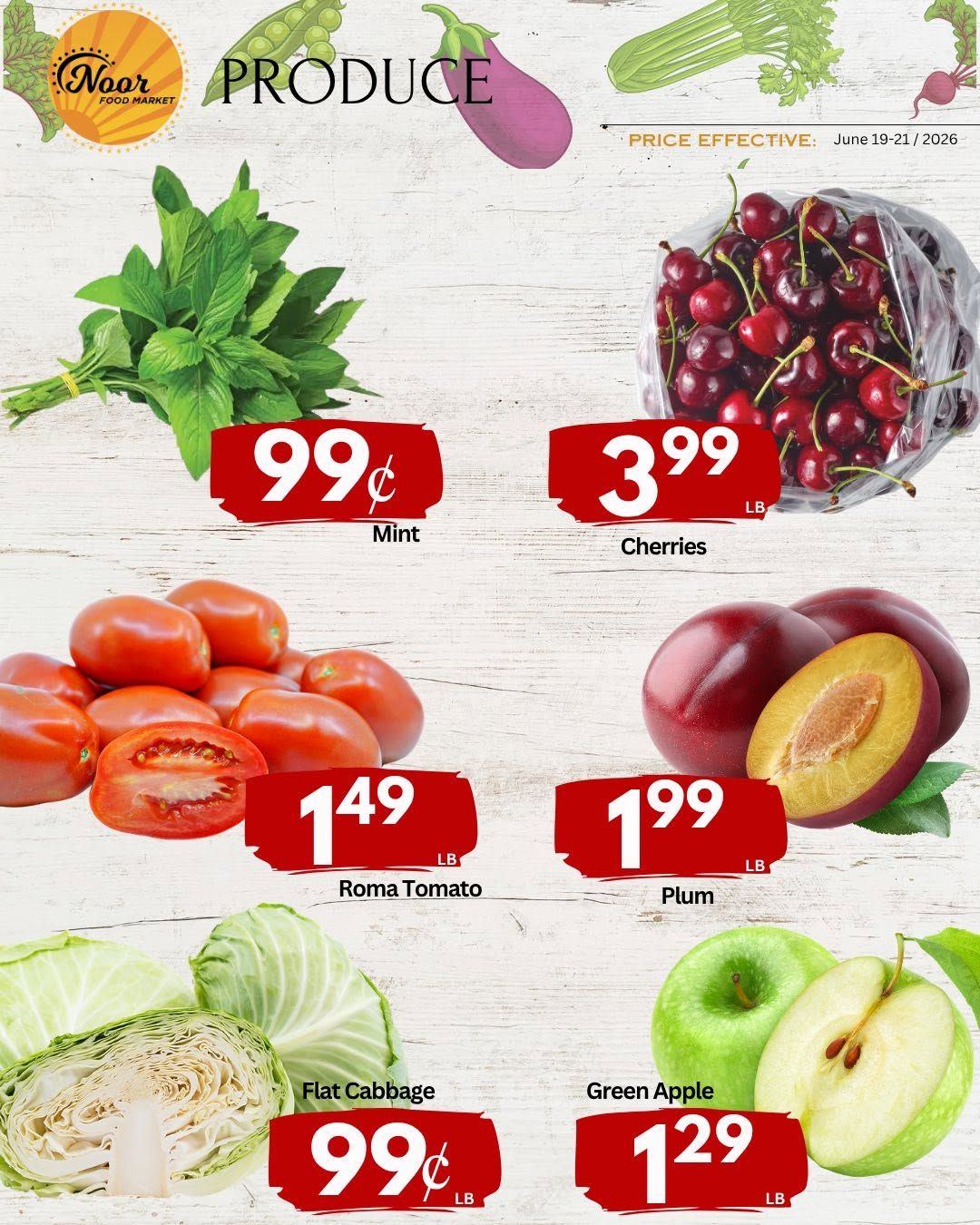 Noor Food Market Flyer June 19 to 25