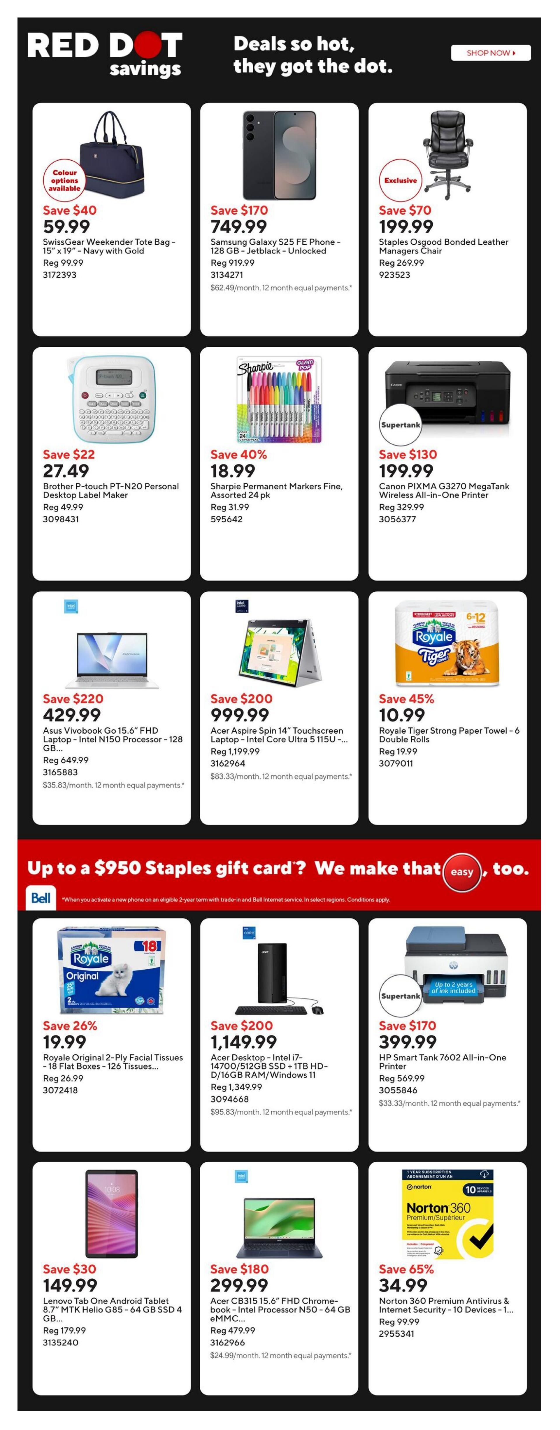 Staples Flyer June 19 to 25