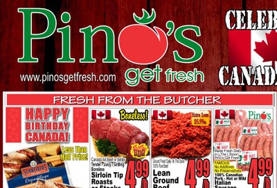 Pino's Flyer June 27 to July 3