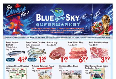 Blue Sky Supermarket (Pickering) Flyer June 19 to 25