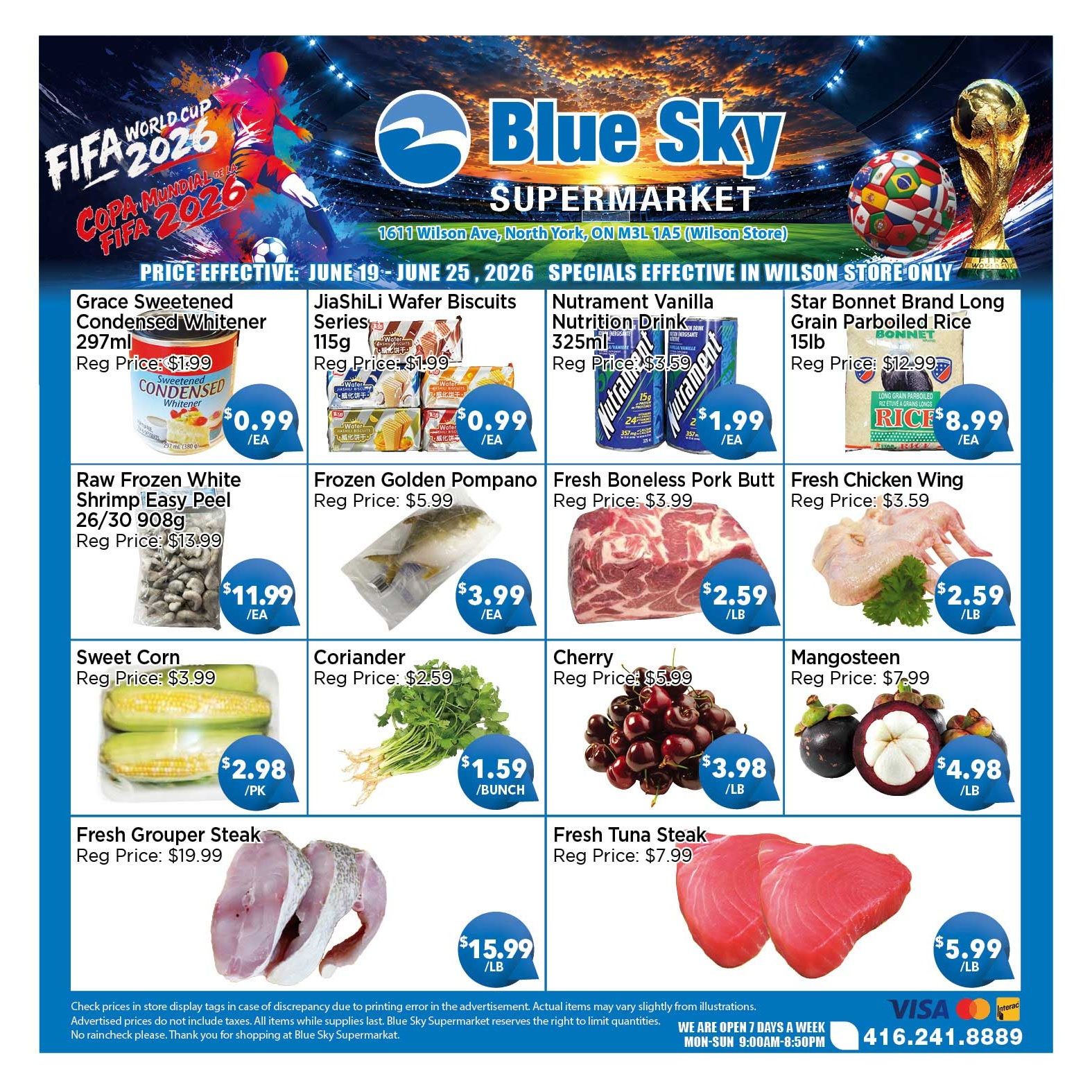Blue Sky Supermarket (North York) Flyer June 19 to 25