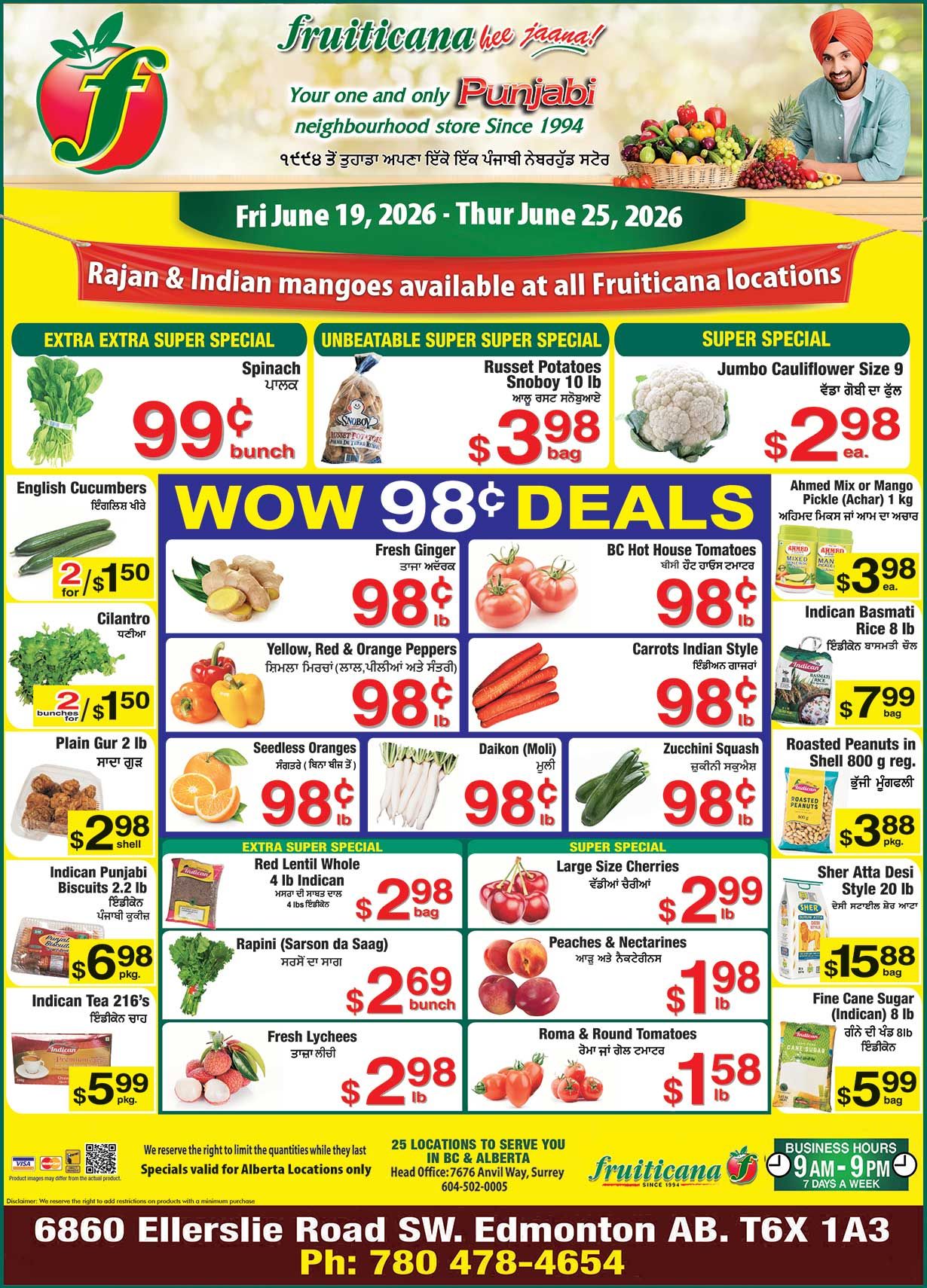 Fruiticana (Edmonton) Flyer June 19 to 25