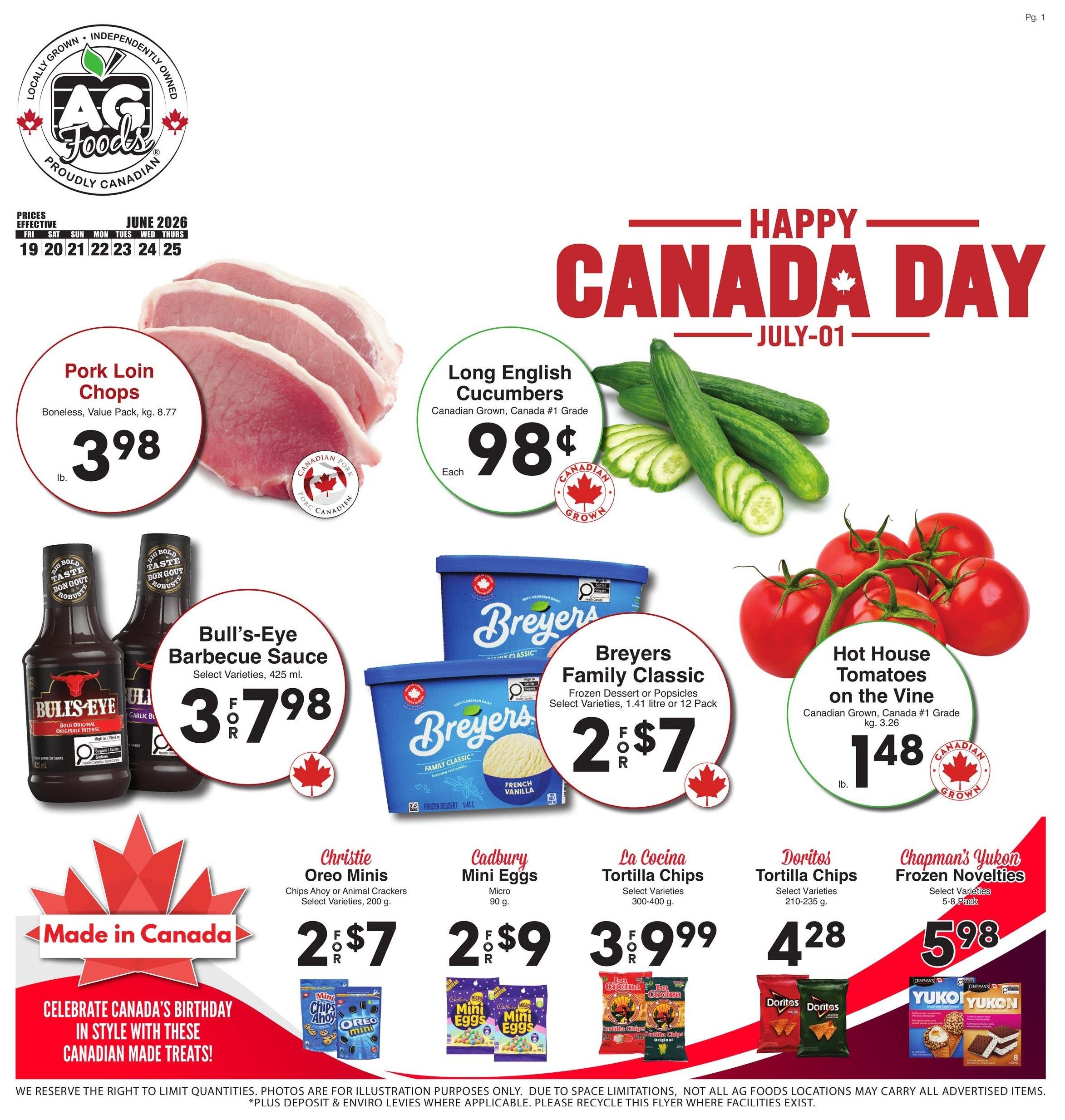 AG Foods Flyer June 19 to 25