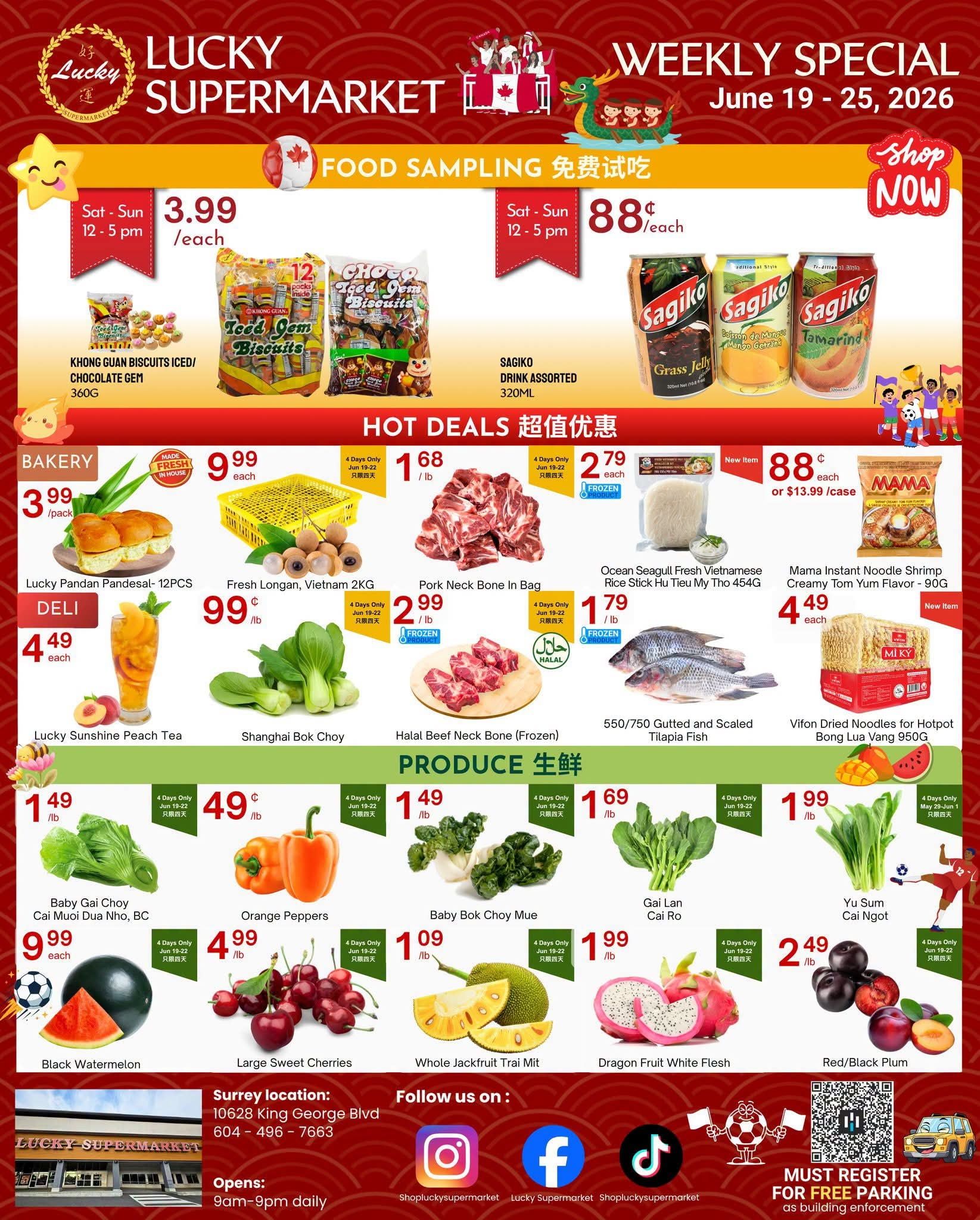 Lucky Supermarket (Surrey) Flyer June 19 to 25