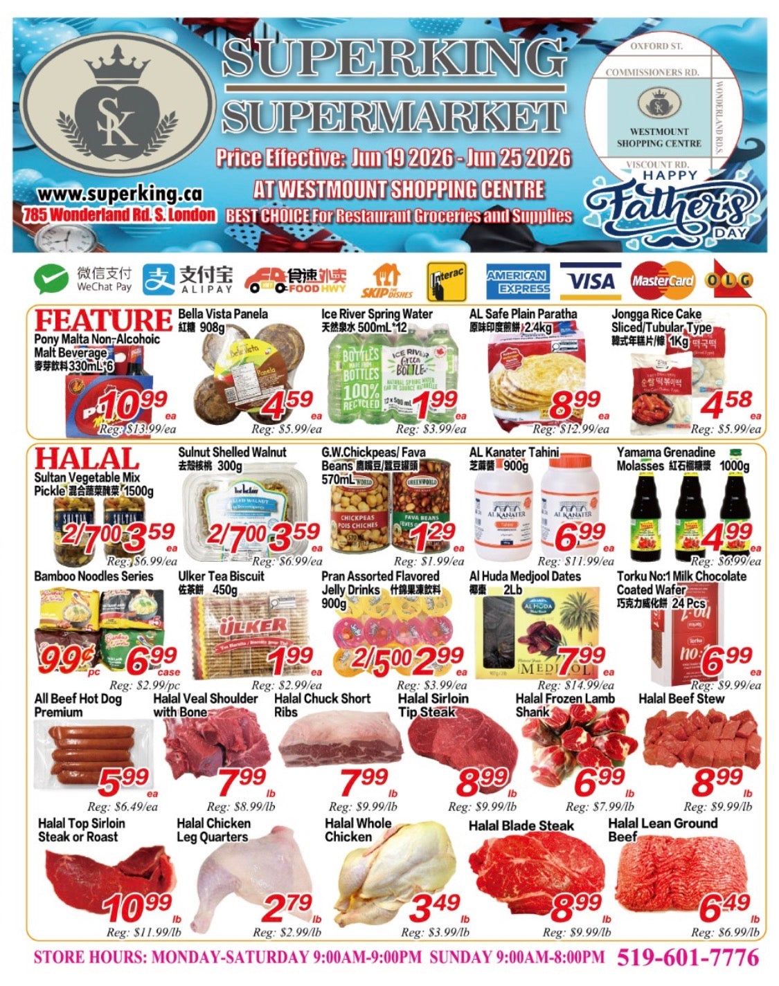Superking Supermarket (London) Flyer June 19 to 25