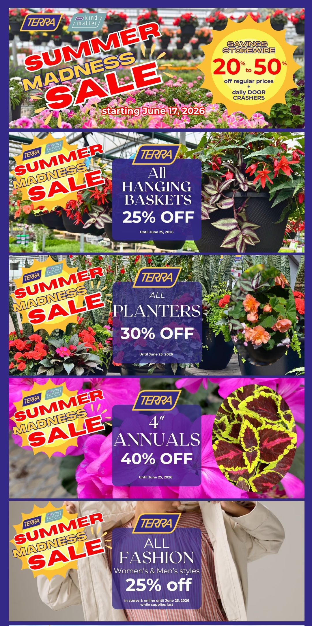 Terra Greenhouses Flyer June 19 to 25