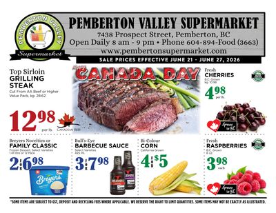 Pemberton Valley Supermarket Flyer June 21 to 27