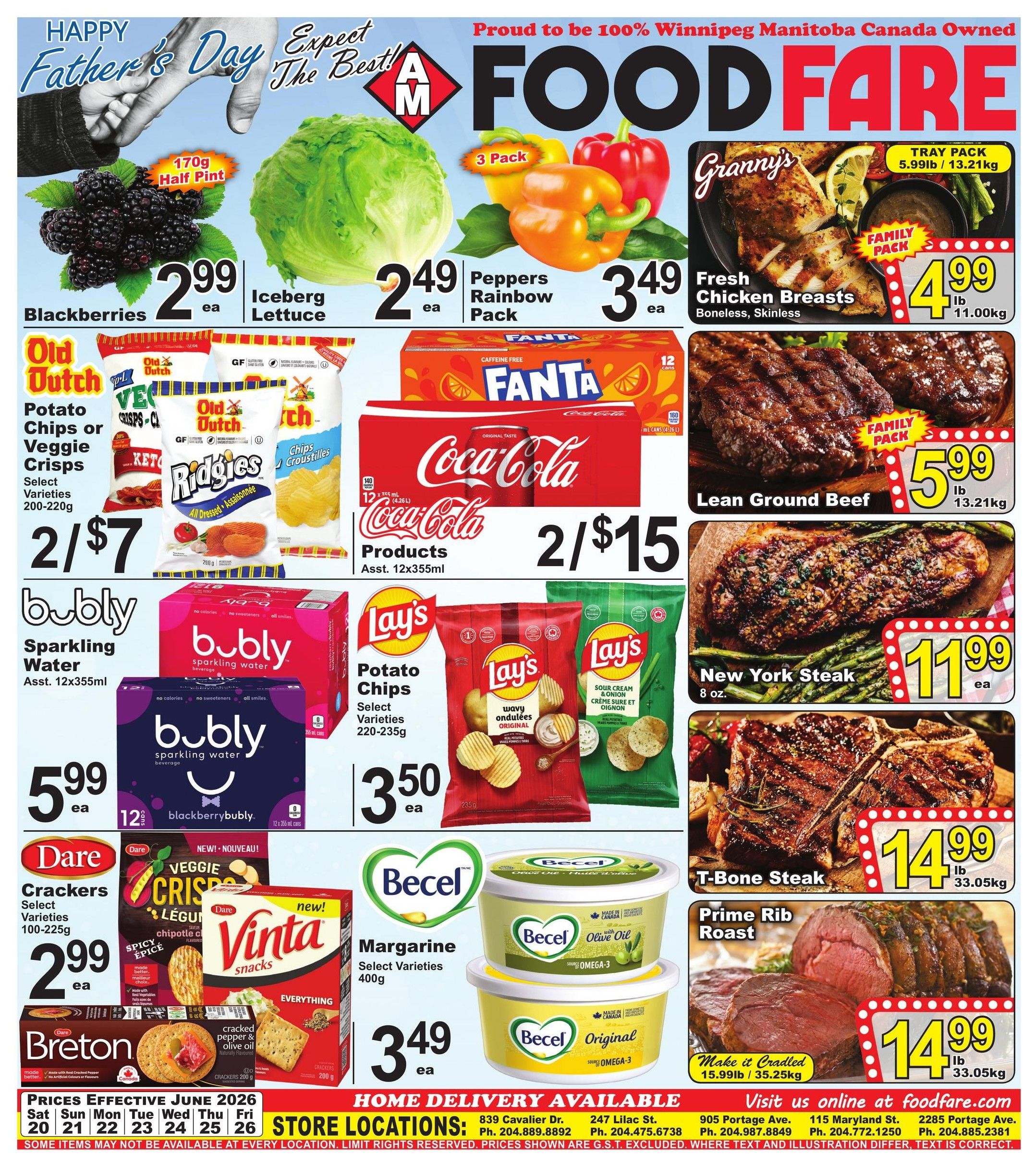 Food Fare Flyer June 20 to 26