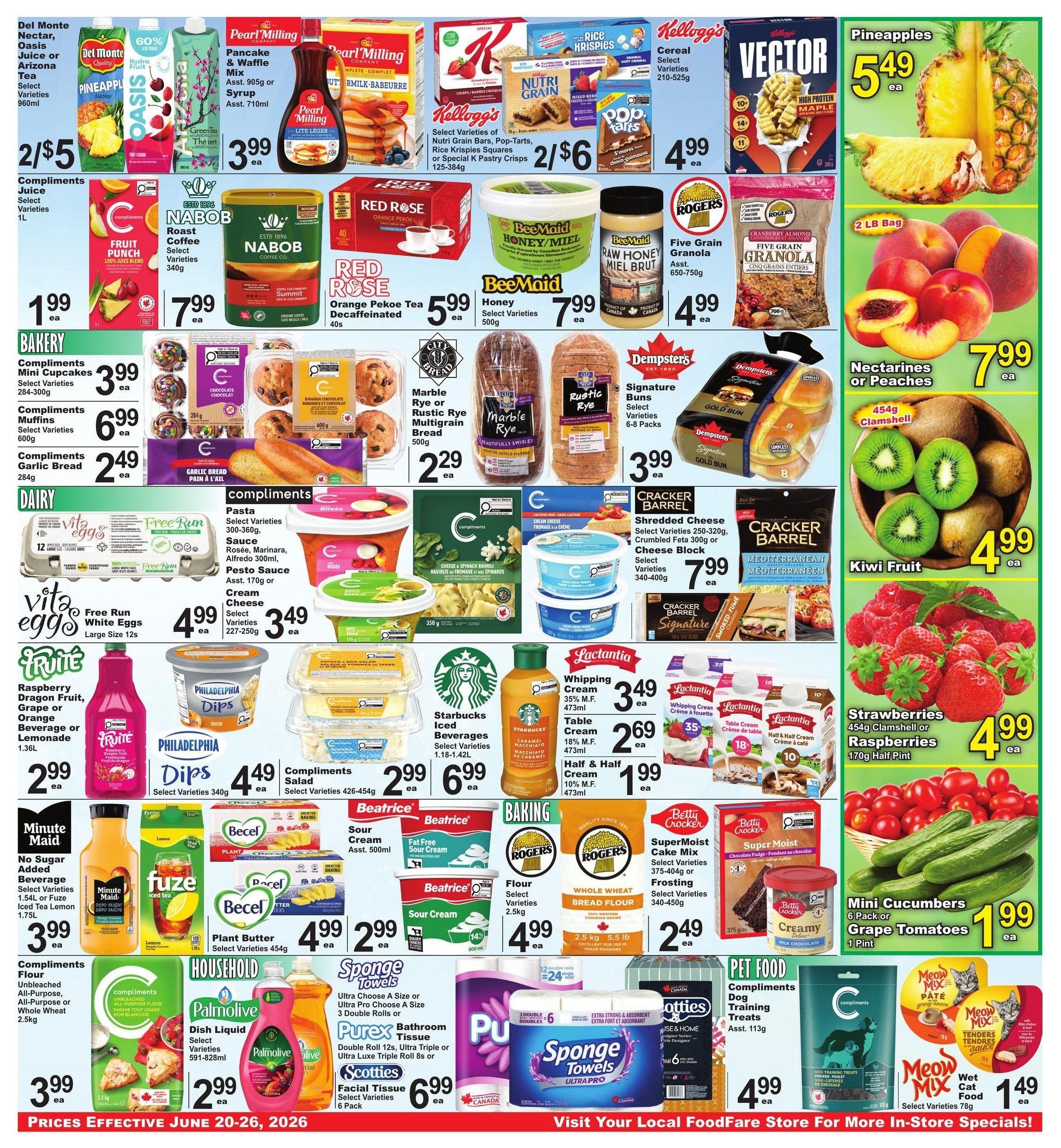 Food Fare Flyer June 20 to 26