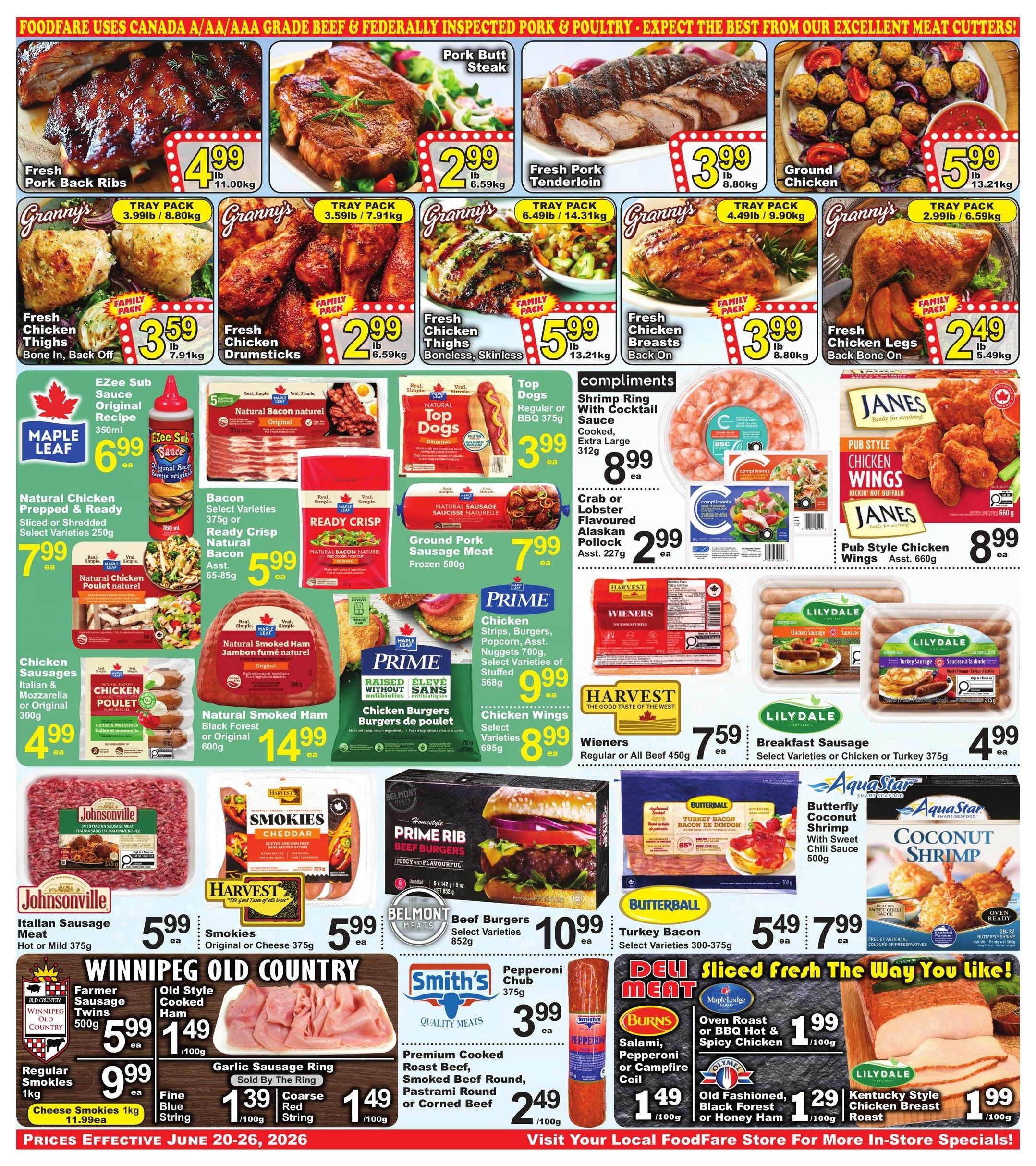 Food Fare Flyer June 20 to 26
