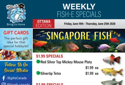 Big Al's (Ottawa) Weekly Specials June 19 to 25