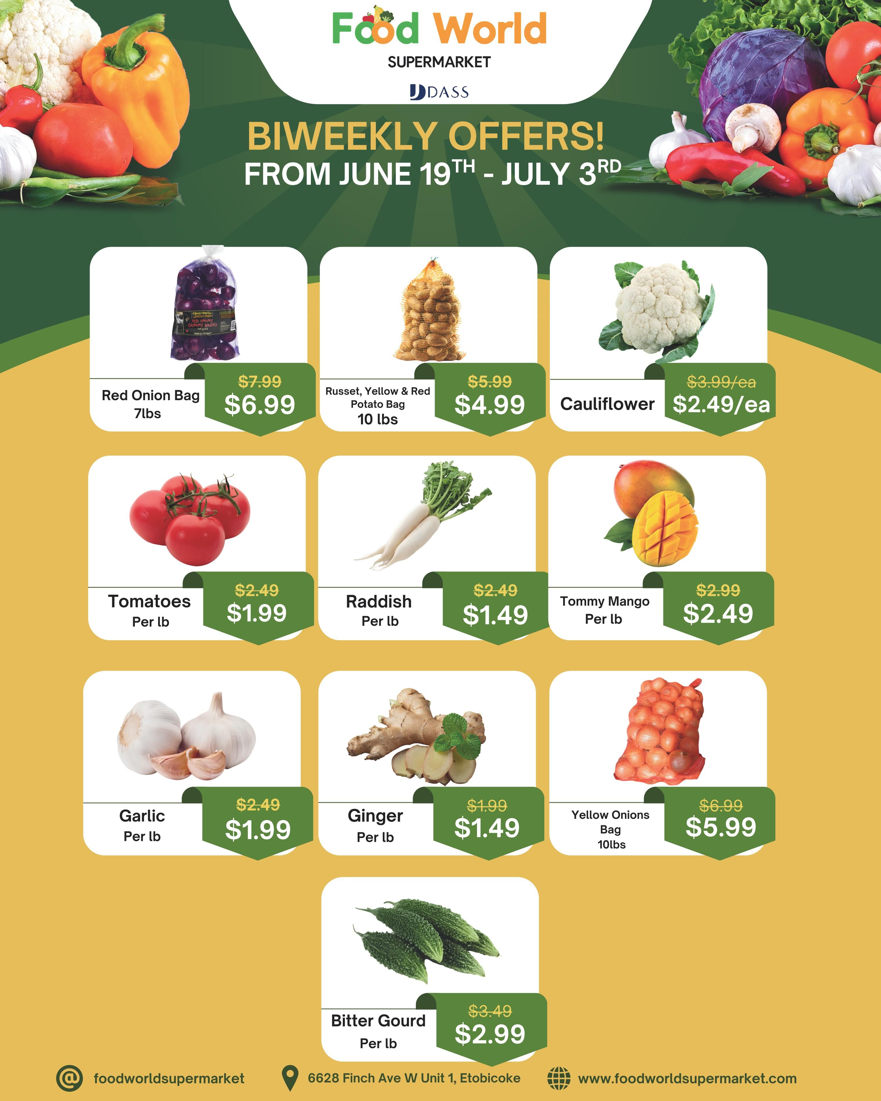 Food World Supermarket Flyer June 19 to July 3