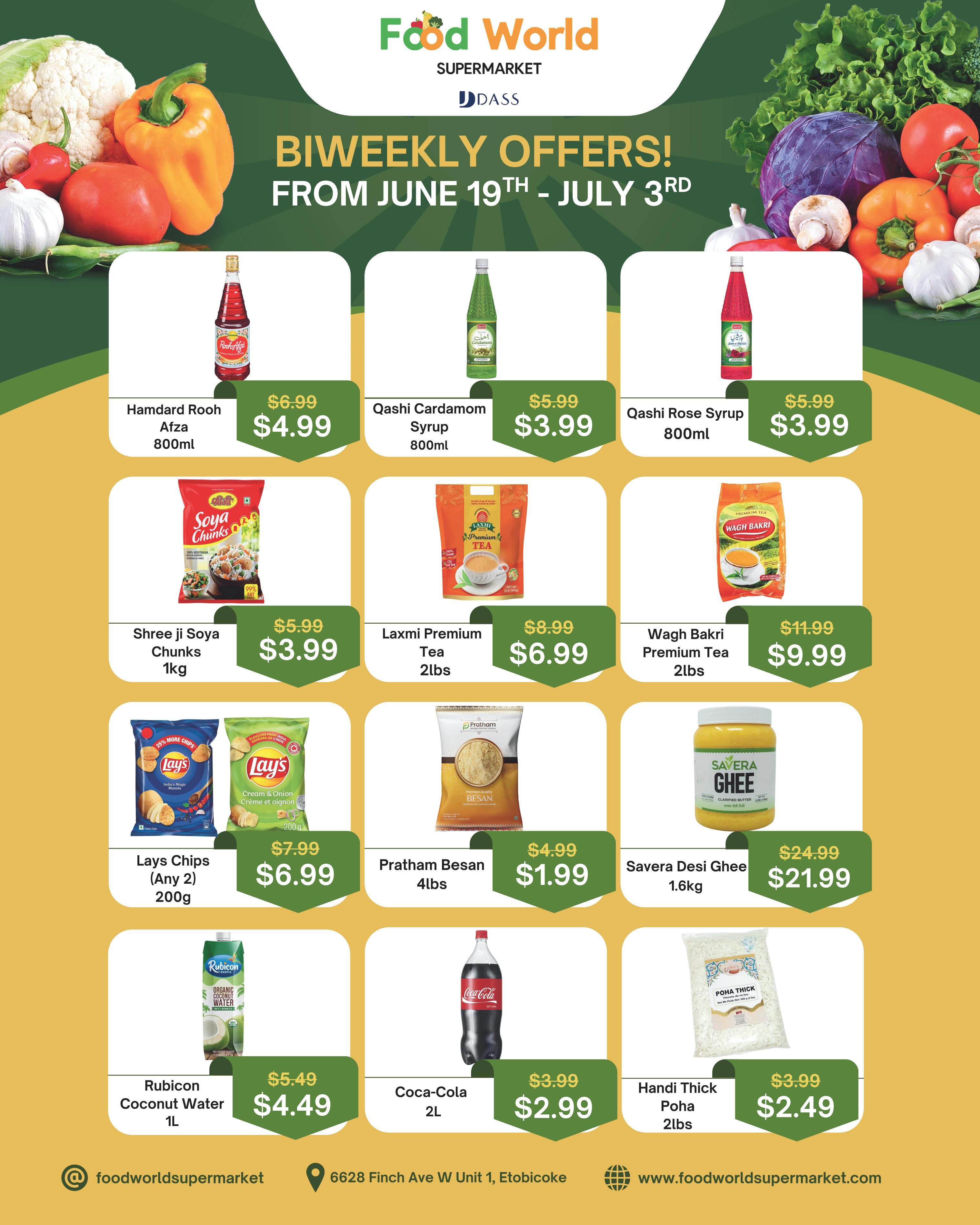 Food World Supermarket Flyer June 19 to July 3