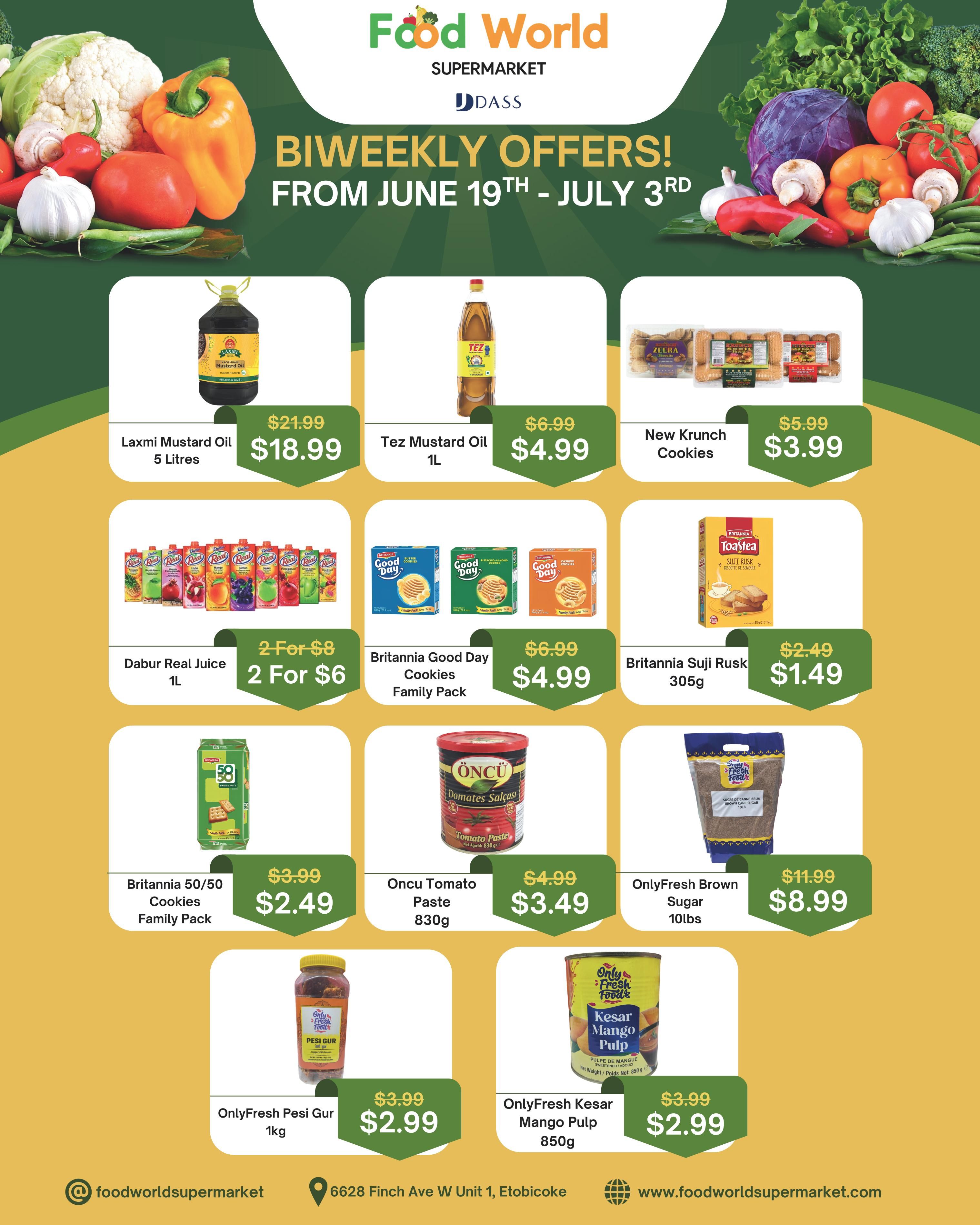 Food World Supermarket Flyer June 19 to July 3
