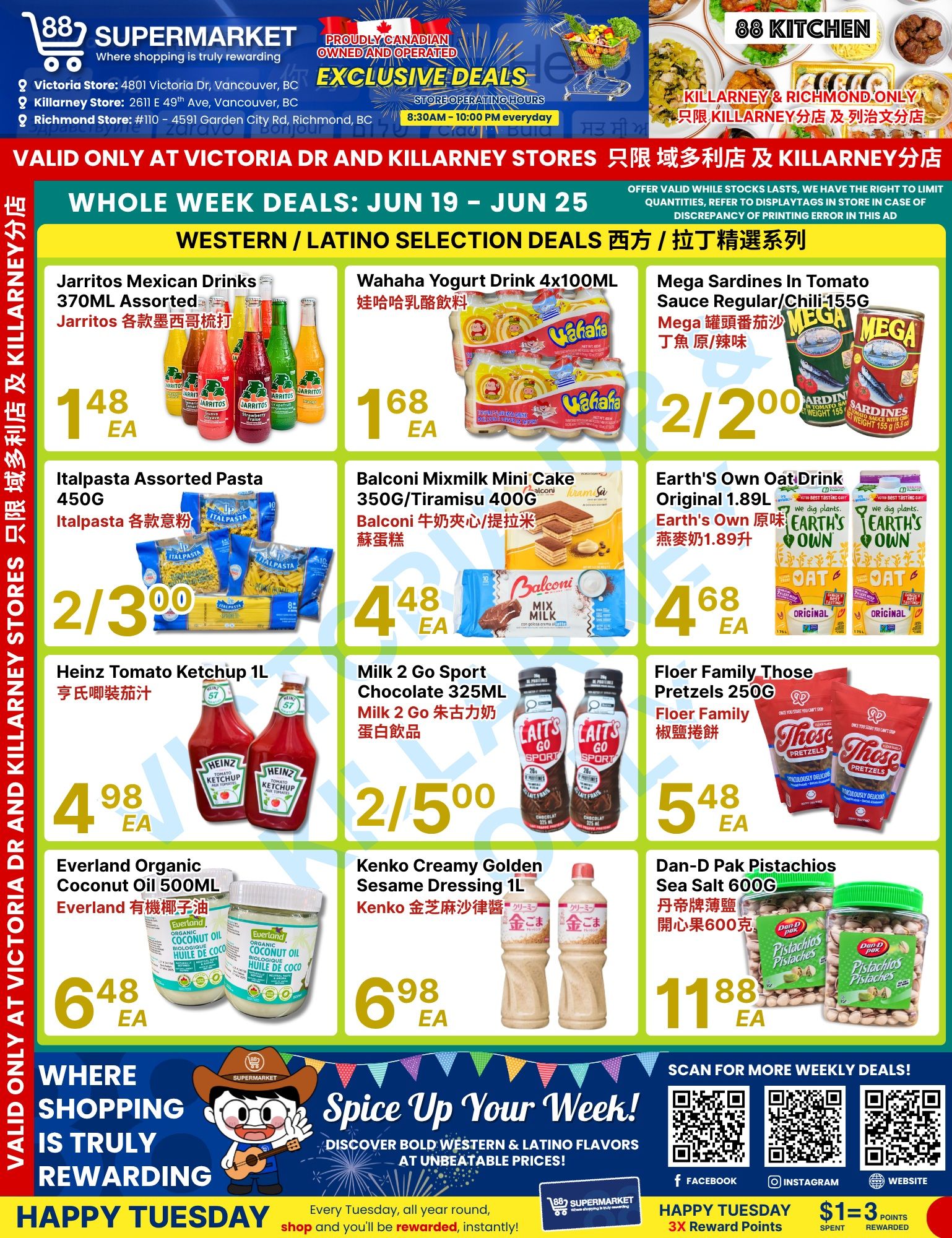 88 Supermarket Flyer June 19 to 25