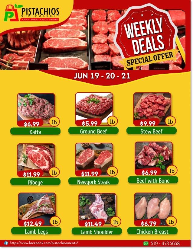 Pistachios Supermarket Flyer June 19 to 24