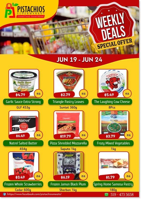 Pistachios Supermarket Flyer June 19 to 24